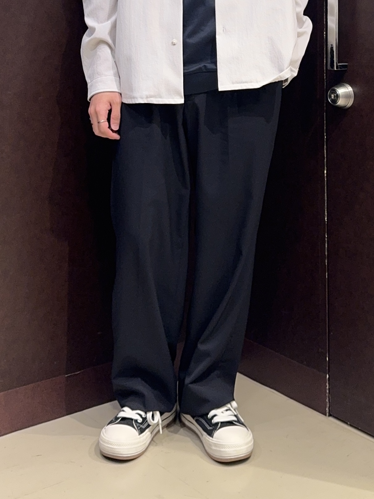 shuheiさんの「TAKEO KIKUCHI｜【撥水・洗える・シワになりにくい】 リランチェ（R） シャツ」を使ったコーディネート