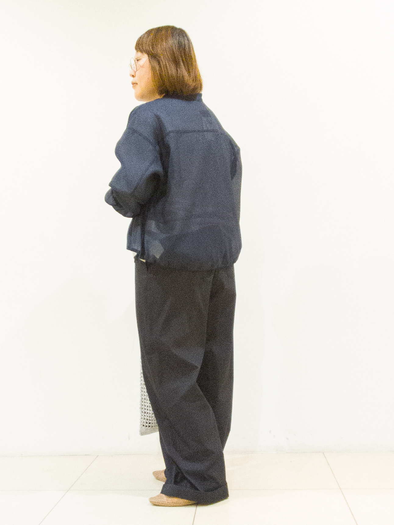 takedaさんの「UNTITLED｜【トレンド／2WAY】裾ドロスト付きシアーブラウスブルゾン」を使ったコーディネート