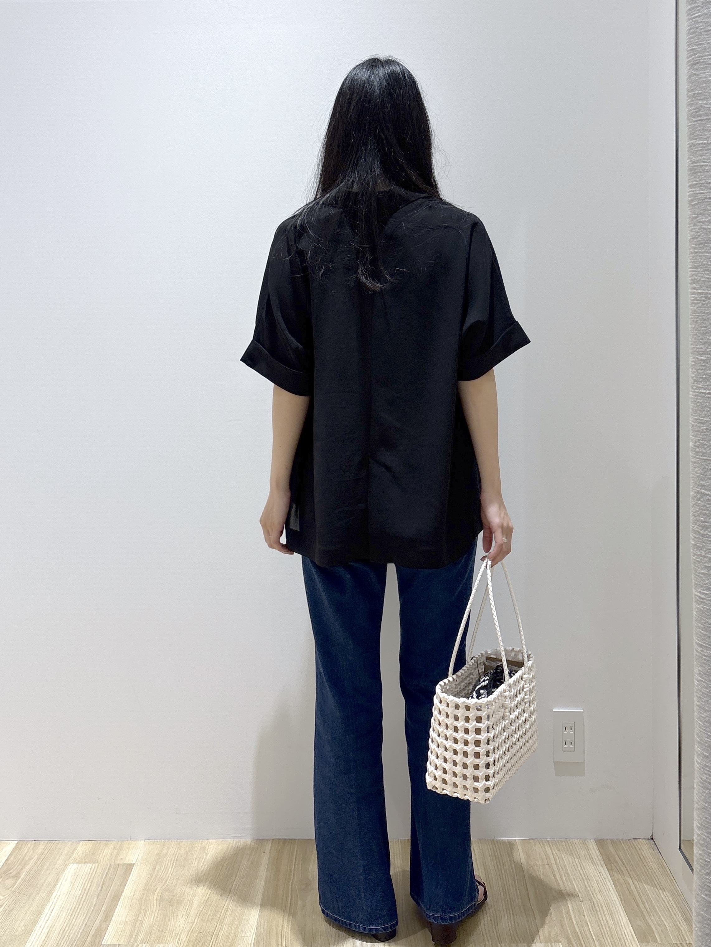 sachikoさんの「OPAQUE.CLIP｜【接触冷感／吸水速乾／防シワ】リネンライクテーラードジャケット《洗濯機OK》」を使ったコーディネート