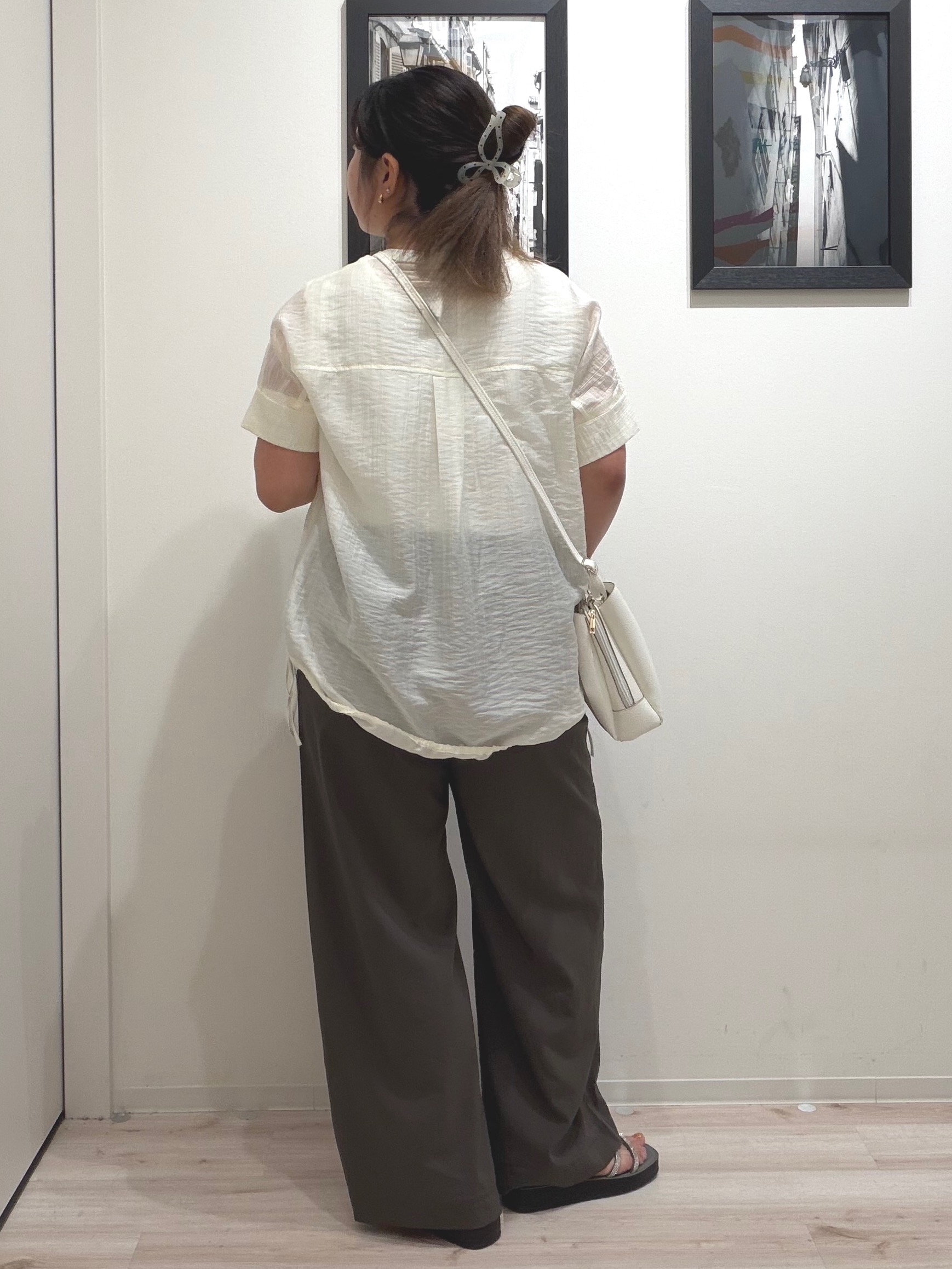 まちゃんなちゃんさんの「SHOO･LA･RUE｜【前後2WAY/洗濯機可/S-LL】レースデザインタンクトップ」を使ったコーディネート
