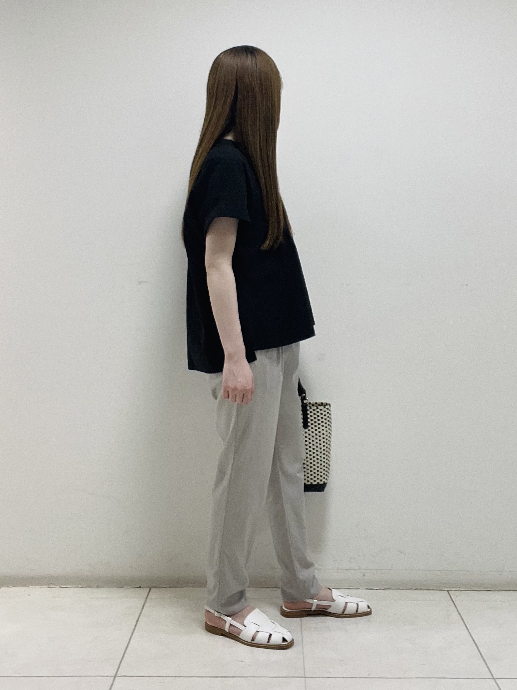 mさんの「INDIVI｜【撥水／UVケア／SETUP可能】軽量タックスキッパーブラウス」を使ったコーディネート