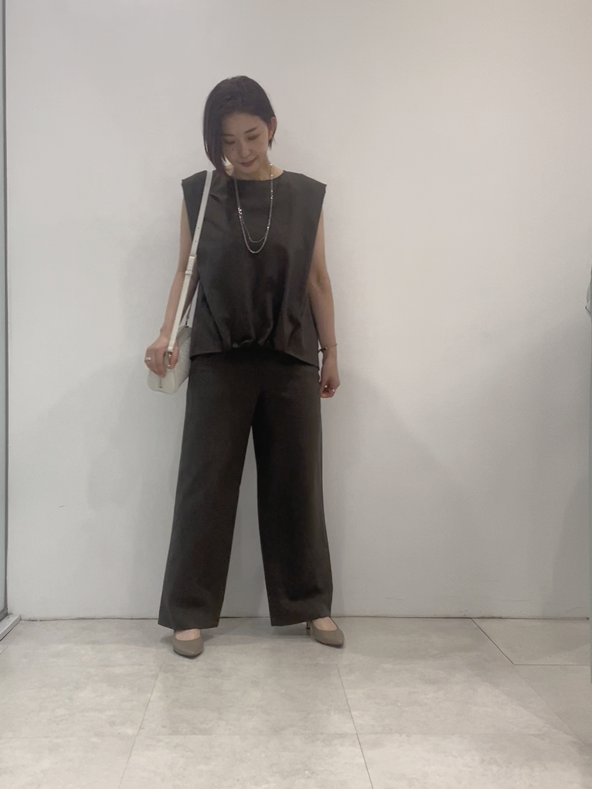 まどかさんの「UNTITLED｜【手洗い可／セットアップ可】ノースリーブトップス」を使ったコーディネート