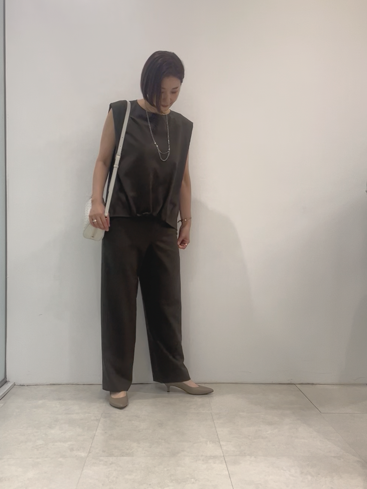 まどかさんの「UNTITLED｜【手洗い可／セットアップ可】ノースリーブトップス」を使ったコーディネート