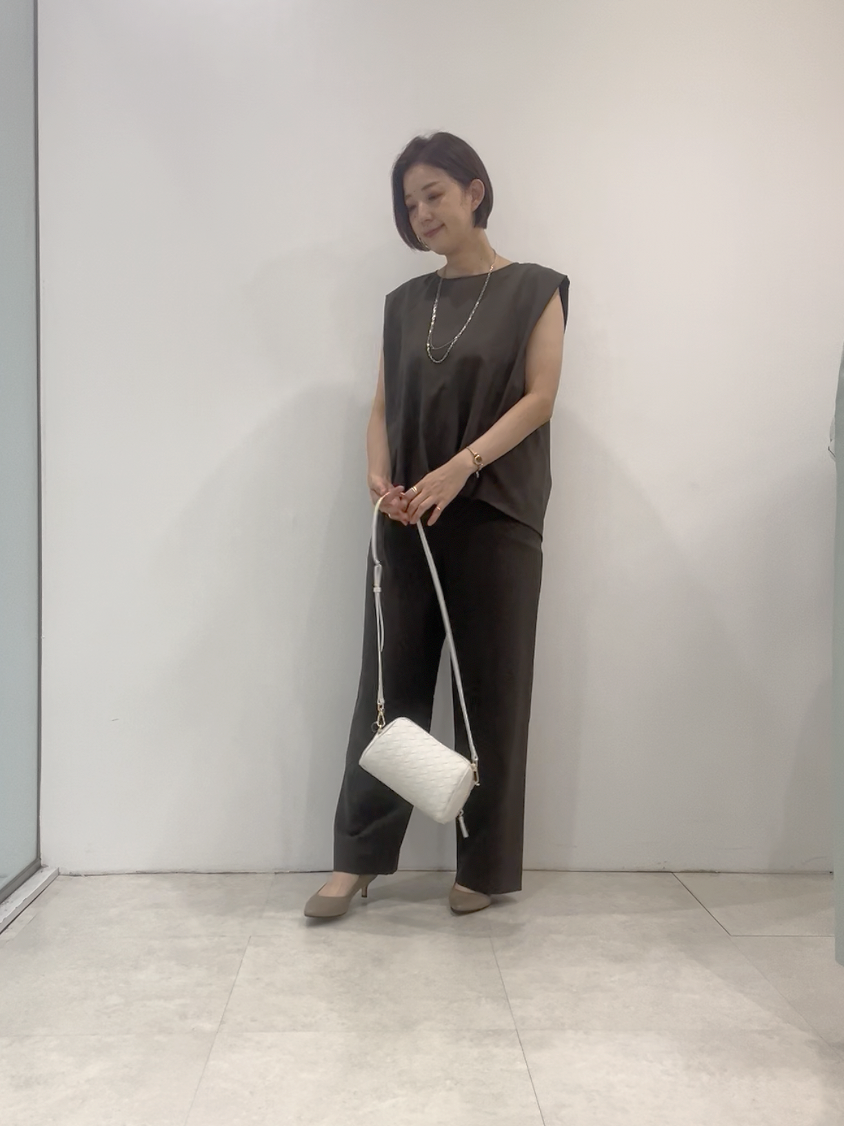 まどかさんの「UNTITLED｜【手洗い可／セットアップ可】ノースリーブトップス」を使ったコーディネート