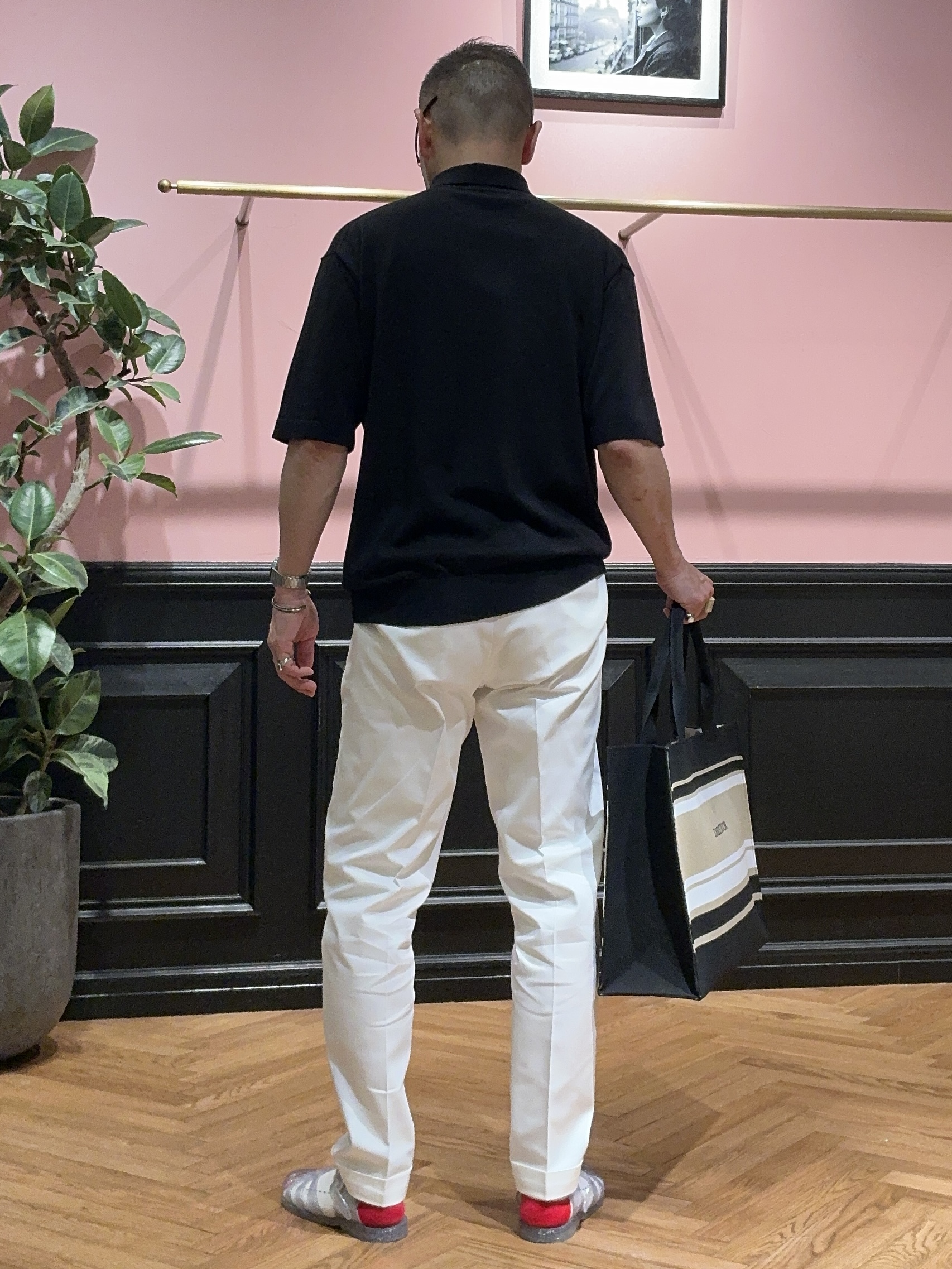 torigoeさんの「DRESSTERIOR｜【干場義雅&times;DRESSTERIOR/再入荷】ウォッシャブル ニットポロシャツ」を使ったコーディネート