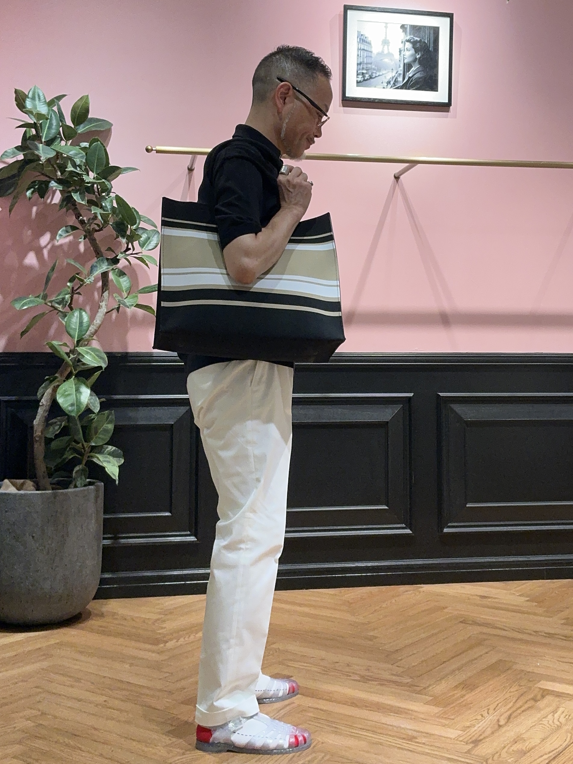 torigoeさんの「DRESSTERIOR｜【干場義雅&times;DRESSTERIOR/再入荷】ウォッシャブル ニットポロシャツ」を使ったコーディネート