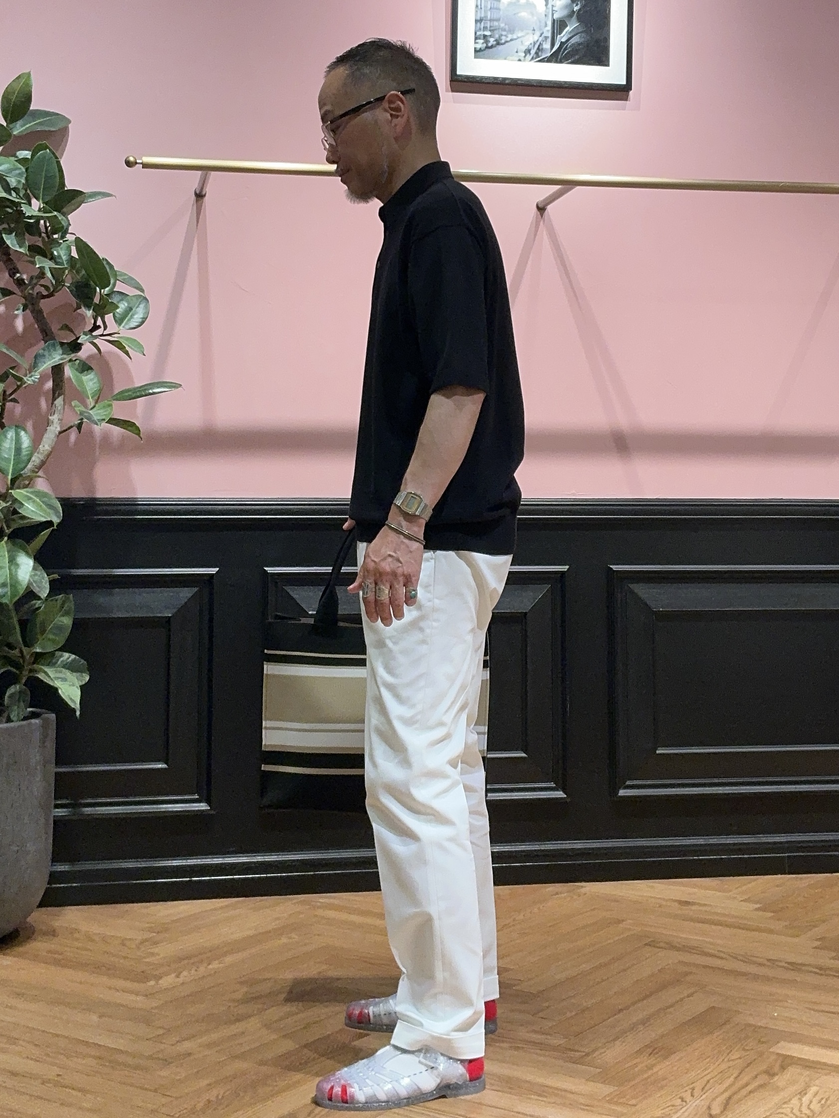 torigoeさんの「DRESSTERIOR｜【干場義雅&times;DRESSTERIOR/再入荷】ウォッシャブル ニットポロシャツ」を使ったコーディネート