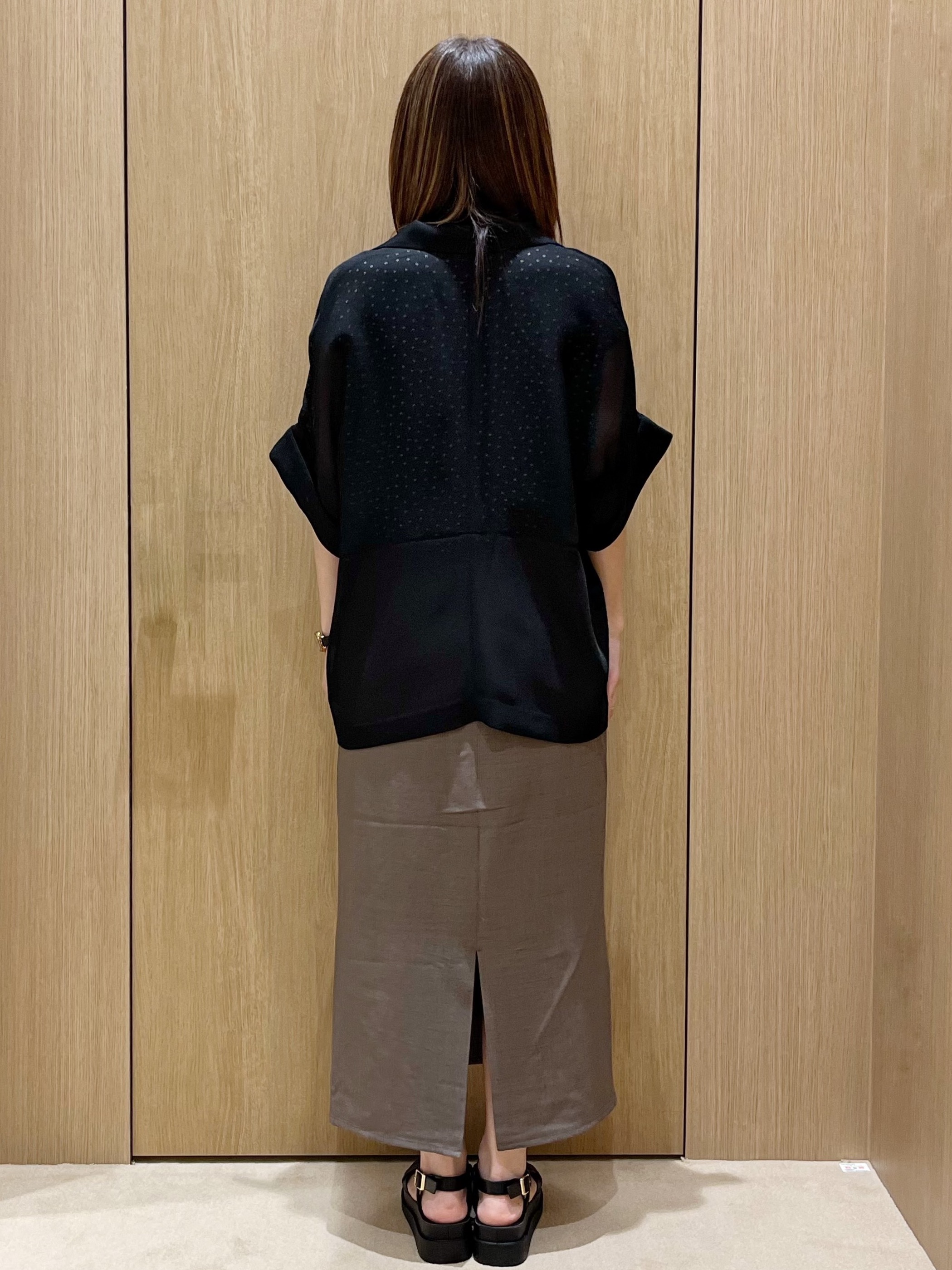 yukariさんの「OPAQUE.CLIP｜メッシュテーラードジャケット【洗濯機OK】」を使ったコーディネート