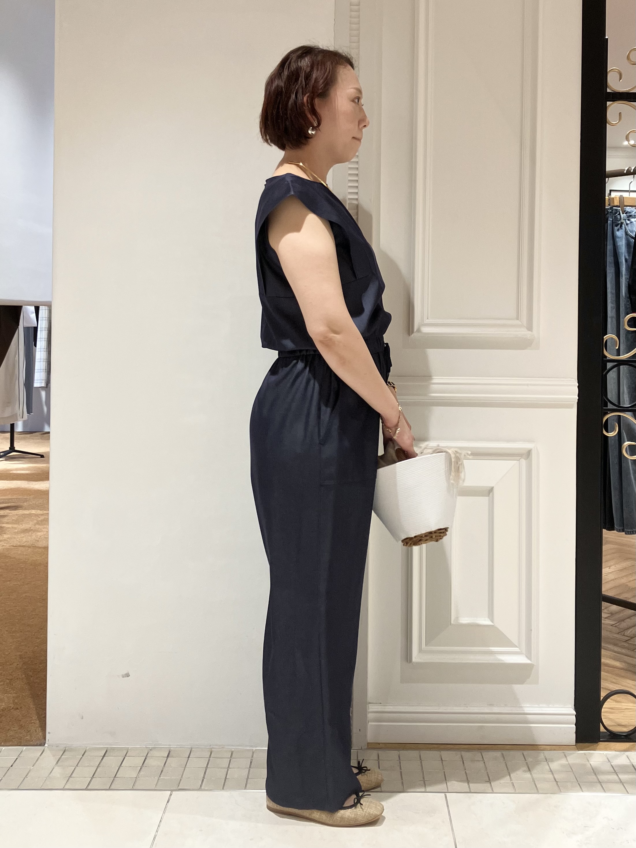 TAJIさんの「DRESSTERIOR｜パナマ風バレエシューズ」を使ったコーディネート