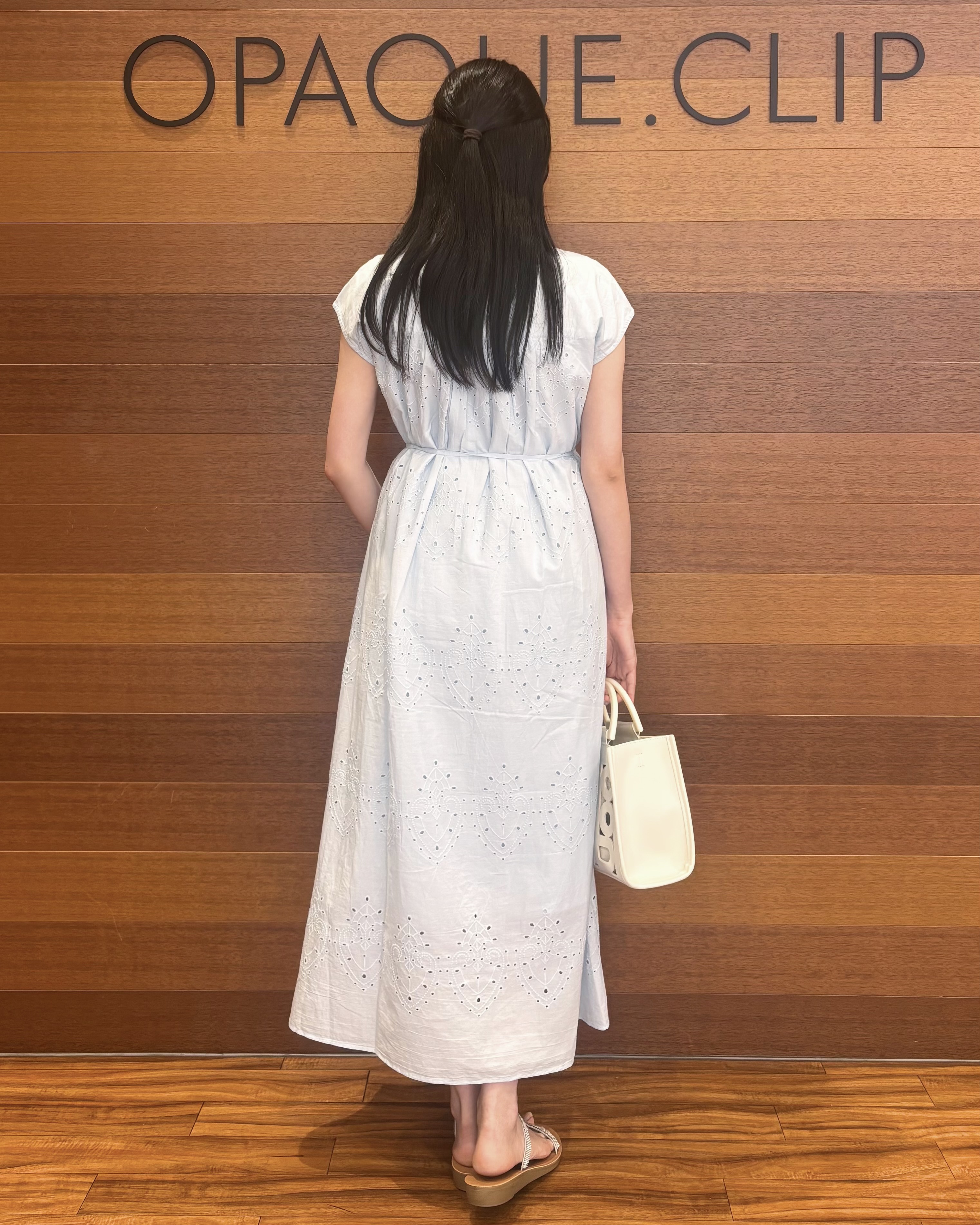 わかなさんの「OPAQUE.CLIP｜【UV／接触冷感】Vネックリラクシーニットカーディガン《洗濯機OK／抗ピル》」を使ったコーディネート
