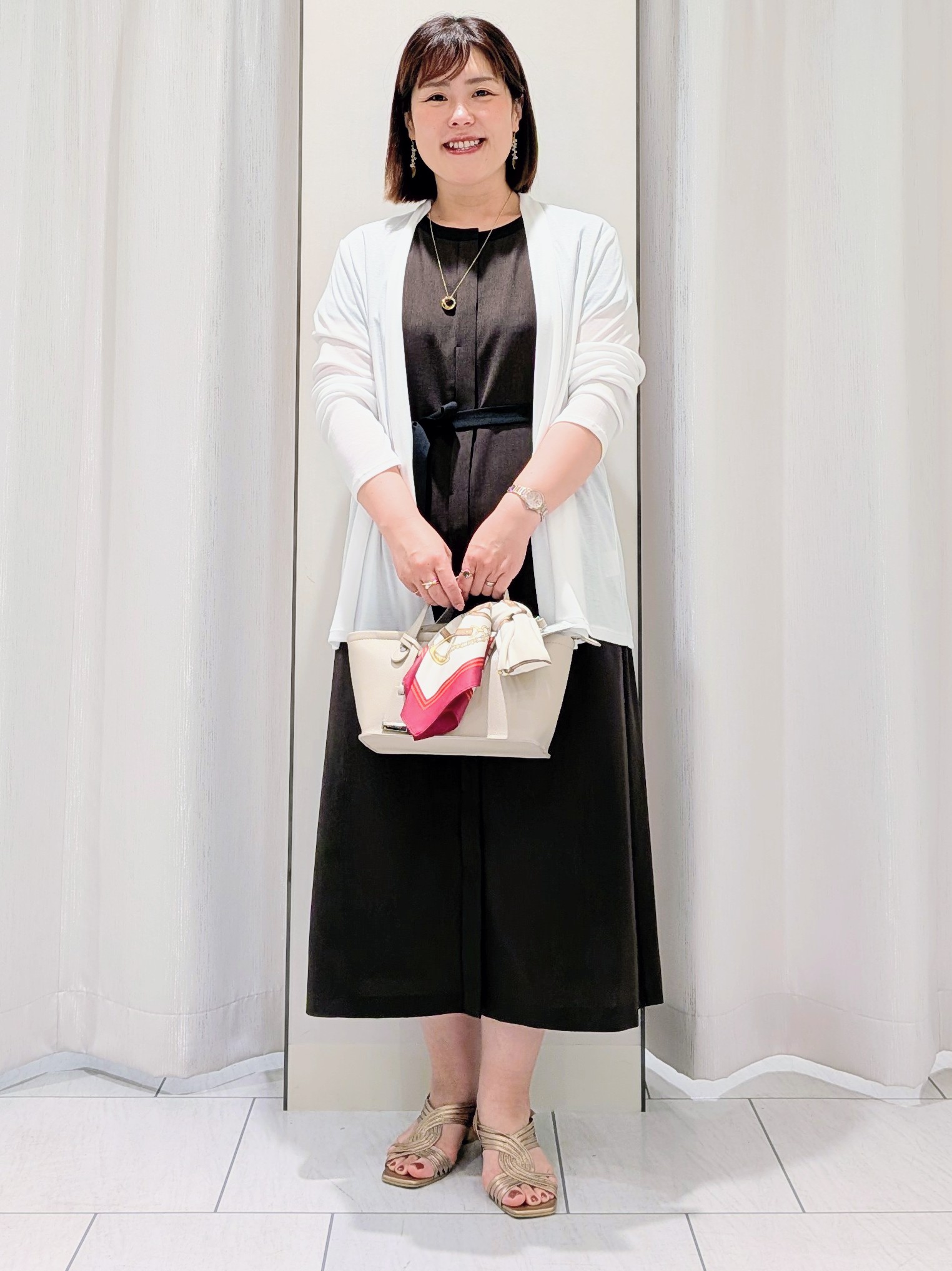 Onumaさんの「UNTITLED｜【接触冷感/UVカット/遮熱機能】フライスジャージカーディガン」を使ったコーディネート