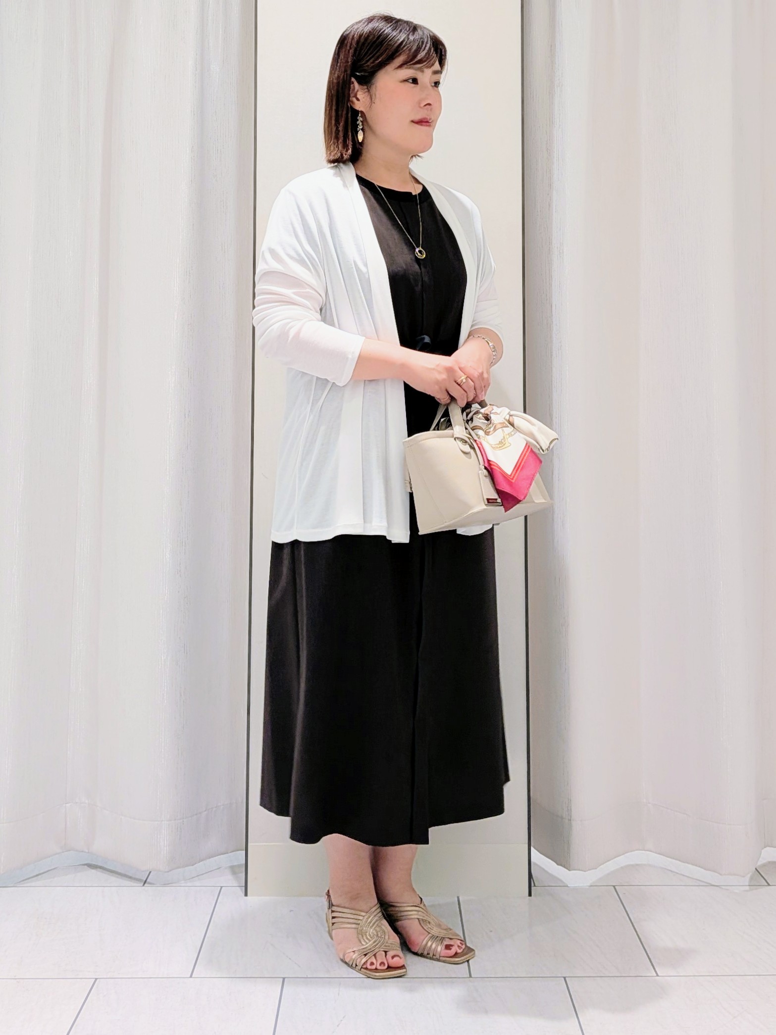 Onumaさんの「UNTITLED｜【接触冷感/UVカット/遮熱機能】フライスジャージカーディガン」を使ったコーディネート