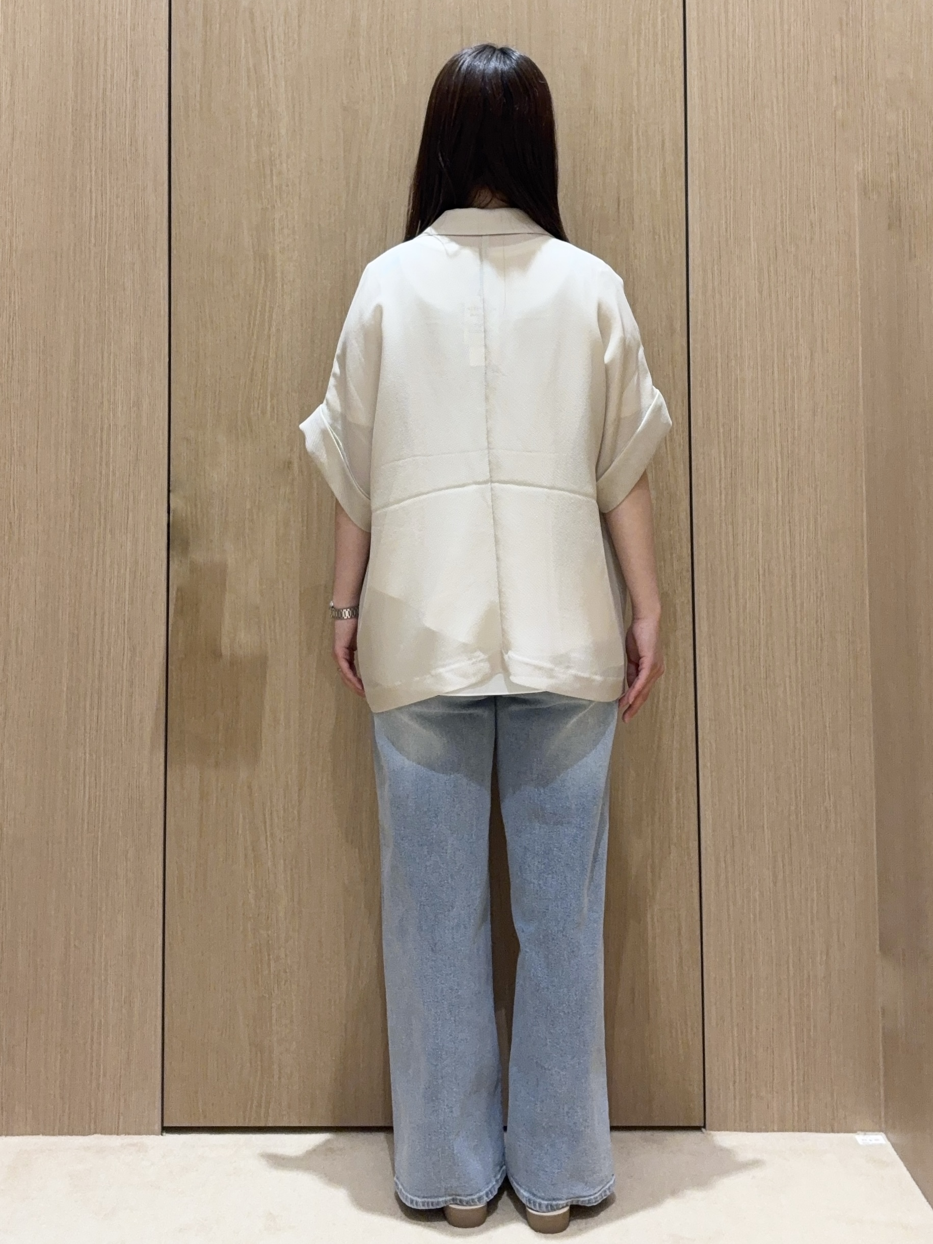 EMIRIさんの「OPAQUE.CLIP｜メッシュテーラードジャケット【洗濯機OK】」を使ったコーディネート
