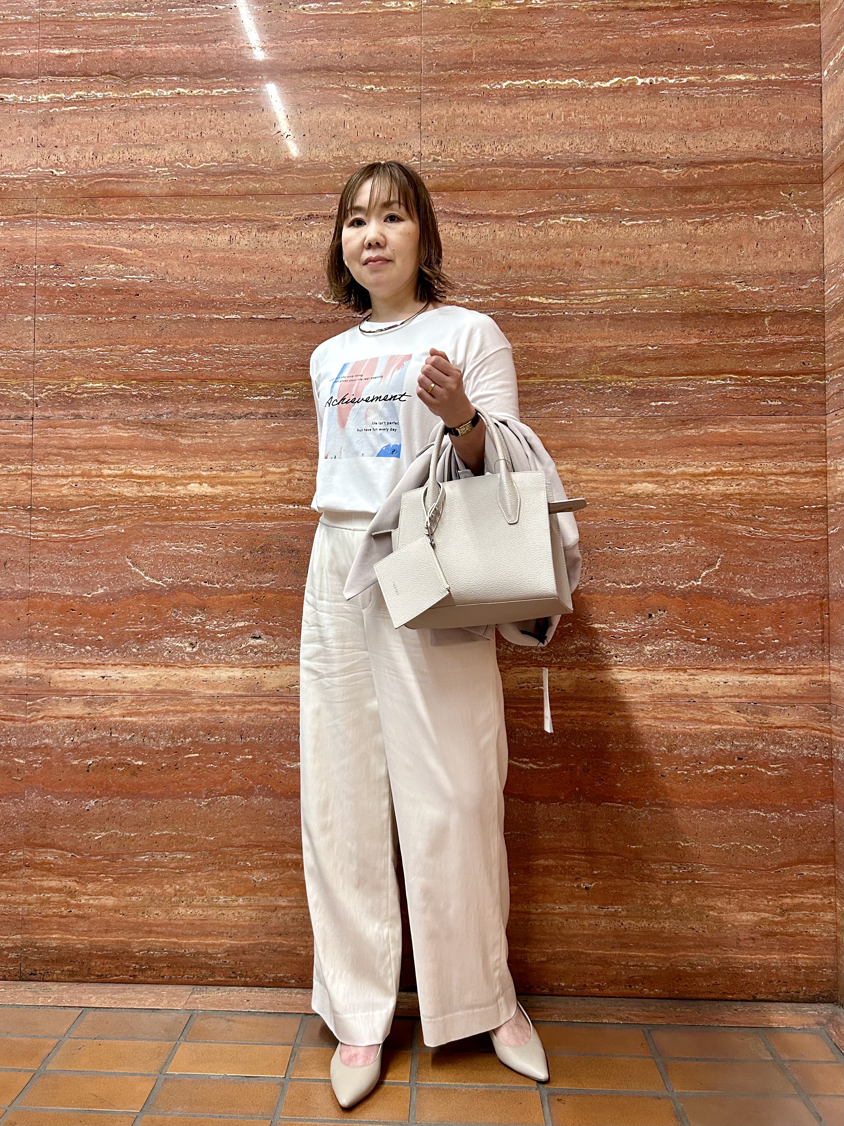 mariさんの「INDIVI｜【洗える／多機能／SETUP可】着る日傘ダブルジャケット」を使ったコーディネート