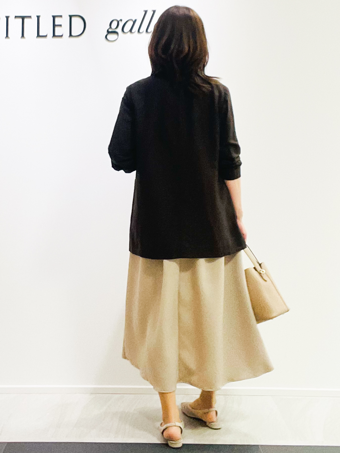 めいさんの「UNTITLED｜◆【一枚でサマ見え】ニットドッキングジャガードワンピース」を使ったコーディネート