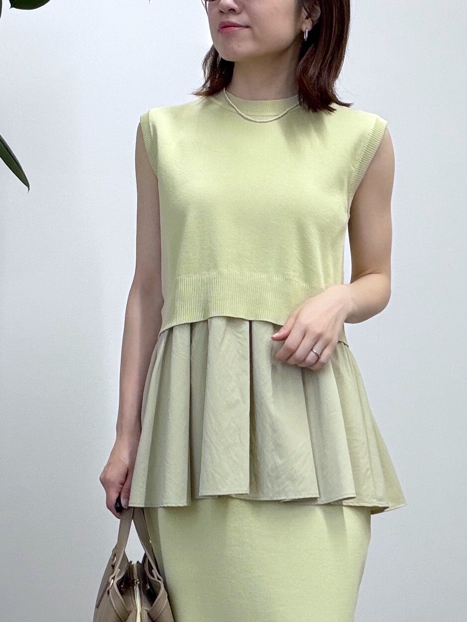 saoriさんの「【冷感】ペプラムセットアップ」を使ったコーディネート