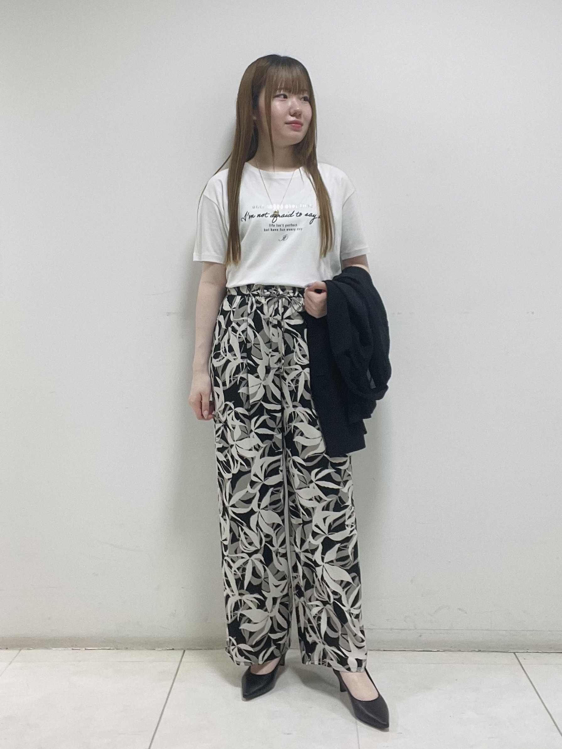 mさんの「INDIVI｜【洗える／メッシュ素材／SETUP可能】半袖シアージャケット」を使ったコーディネート