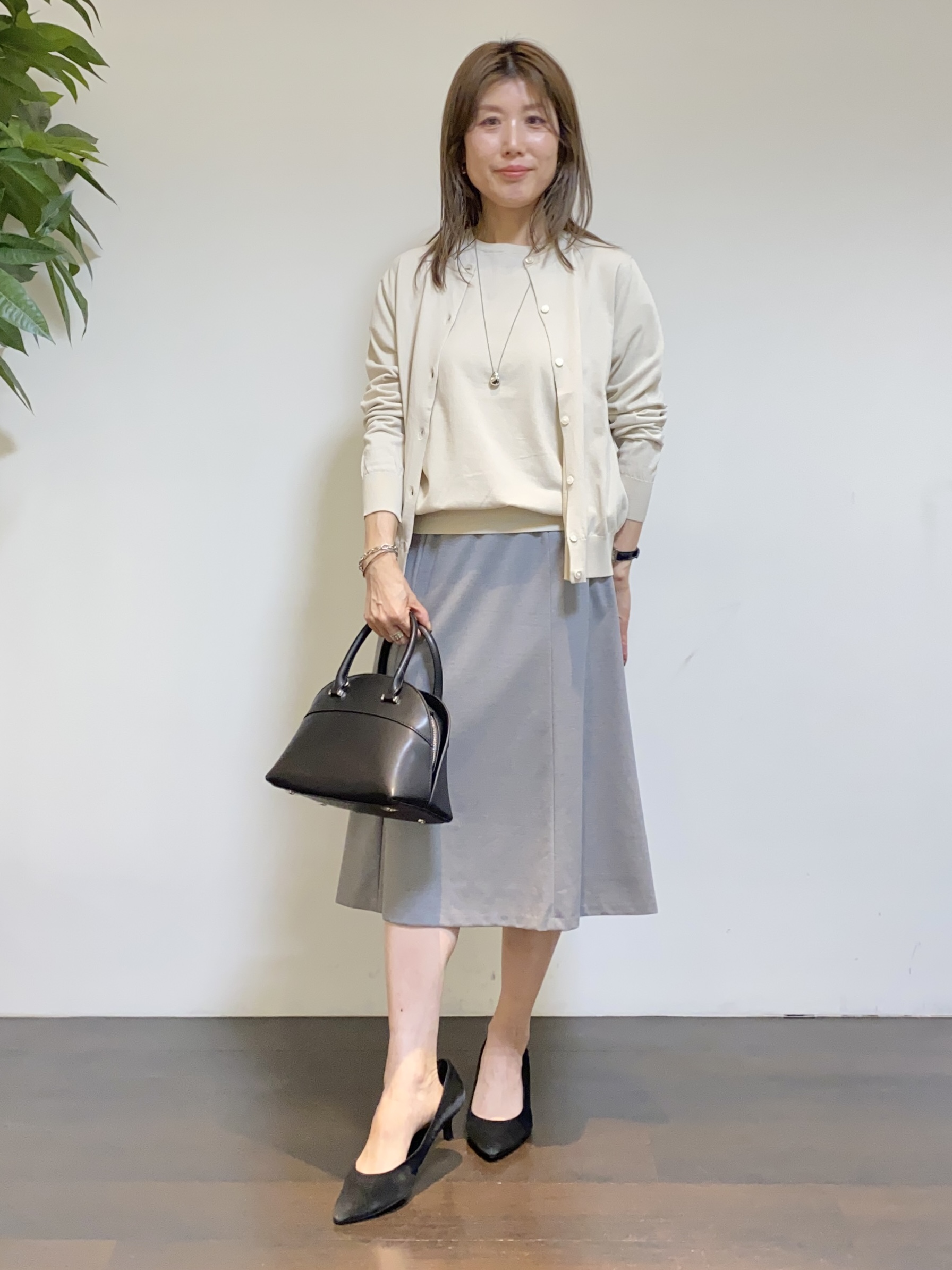 tomoさんの「UNTITLED｜【UV/接触冷感/スーツ】ジャージテーラードジャケット」を使ったコーディネート