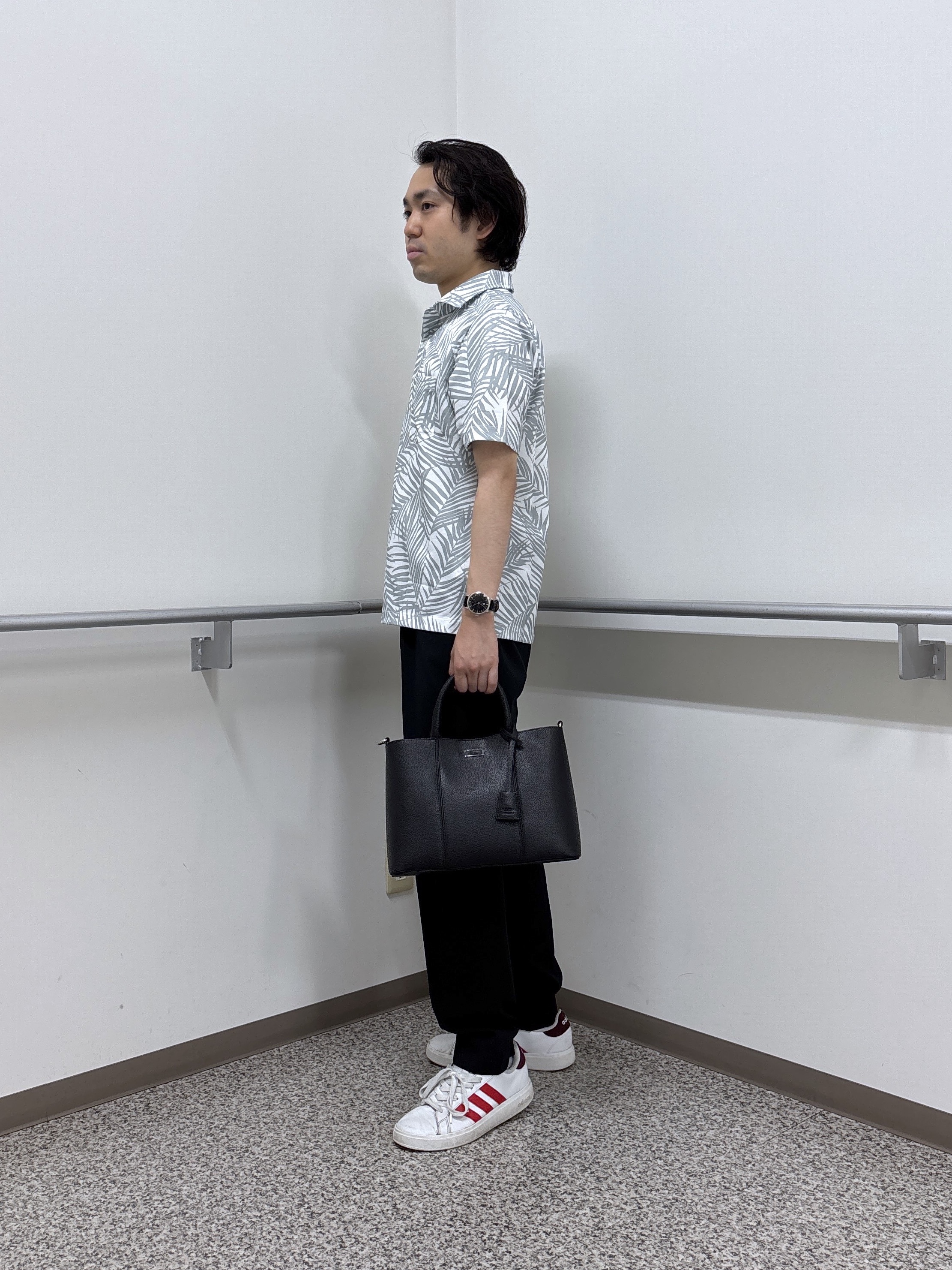 KEIさんの「TAKEO KIKUCHI｜リーフ柄ポロシャツ」を使ったコーディネート