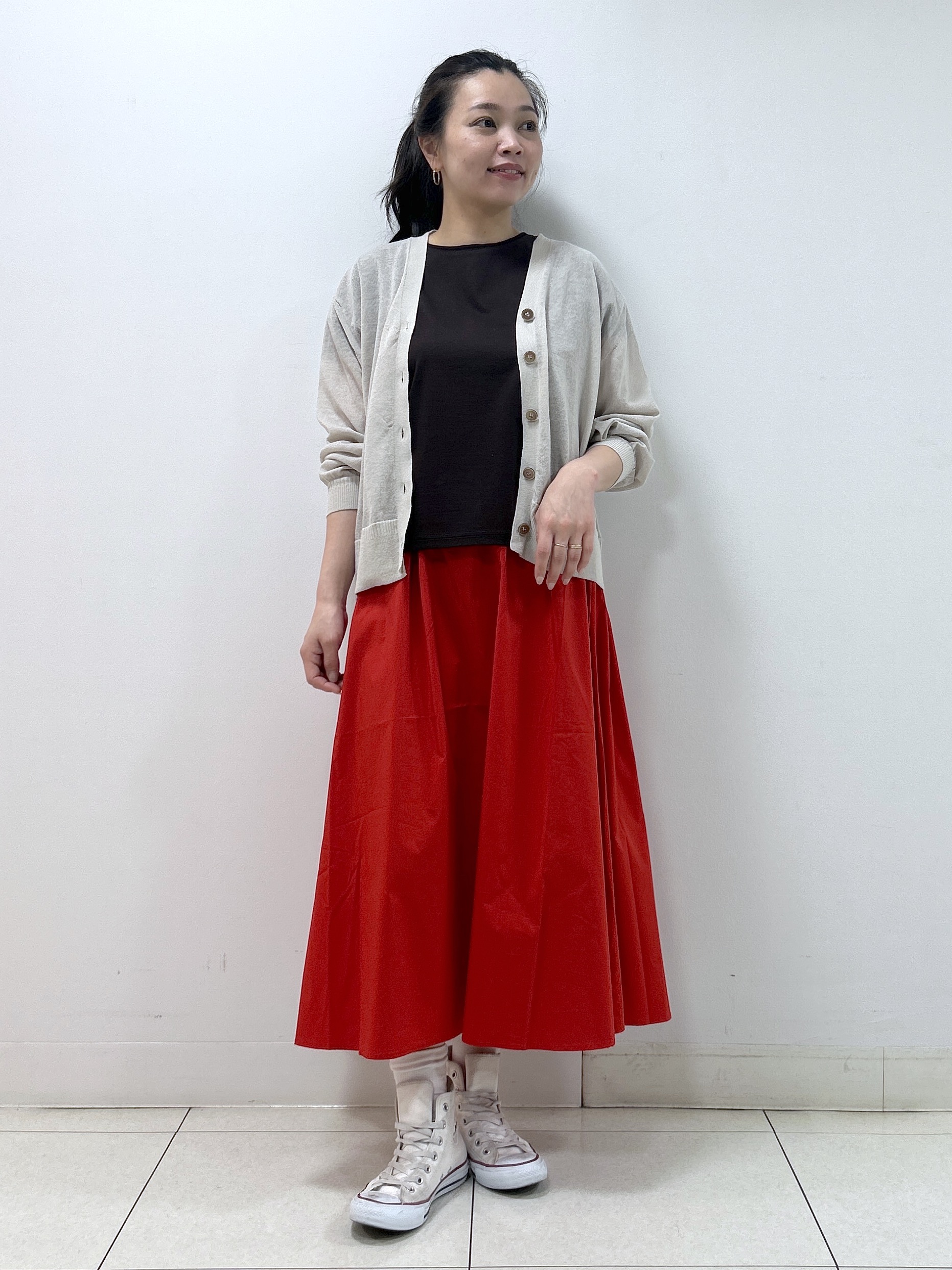 Kaiさんの「Dessin｜【UVカット/接触冷感】美光沢カットソー」を使ったコーディネート