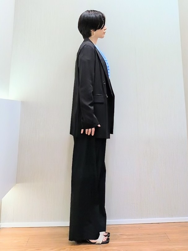 ミズタさんの「UNTITLED｜◆【セットアップ可/接触冷感/通気性】ドライシアーダブルジャケット」を使ったコーディネート