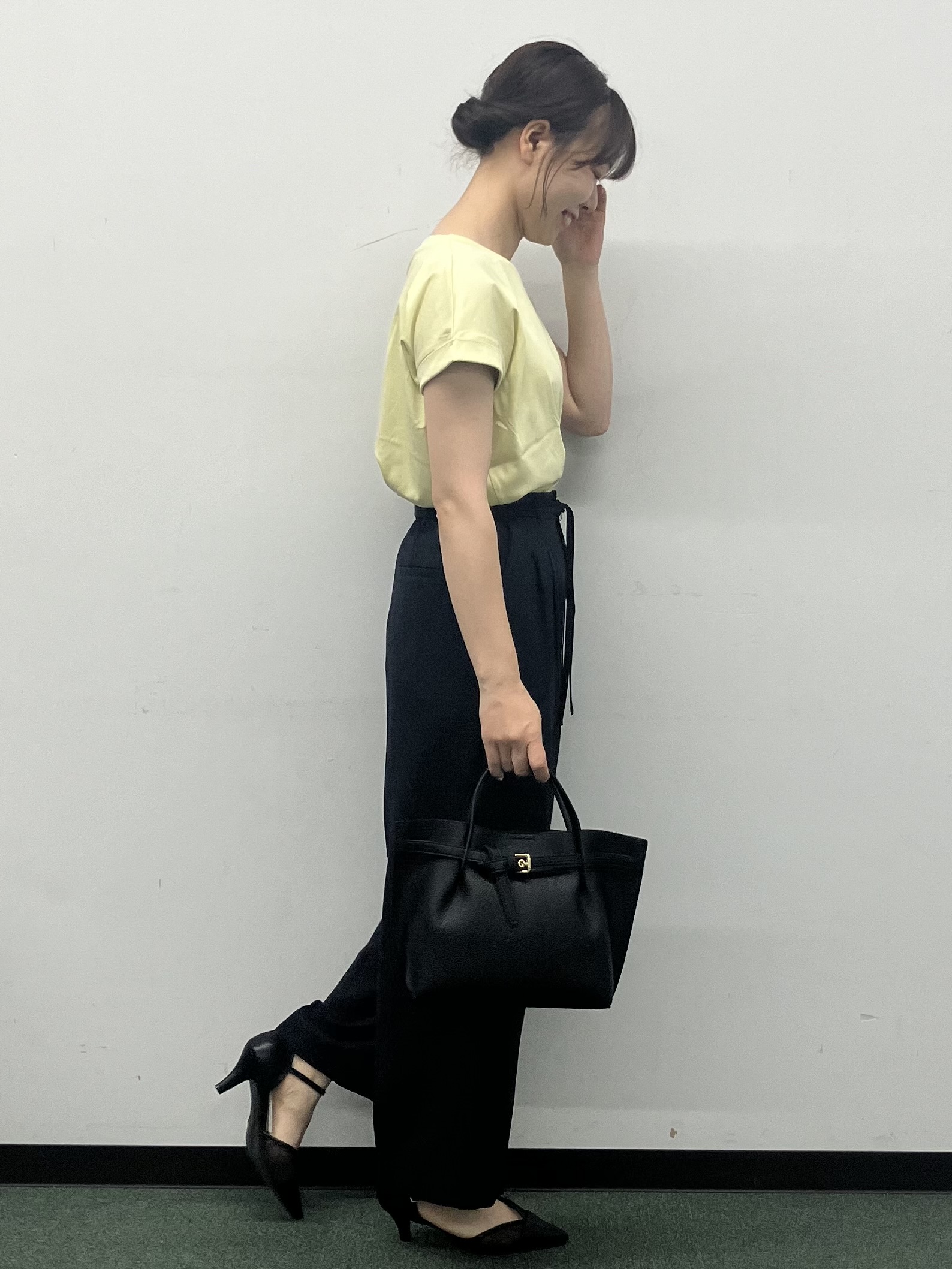 MAYUKIさんの「index｜【接触冷感／UV】ワンポイント刺繍Tシャツ《7col／XS~3L／洗濯機OK》」を使ったコーディネート