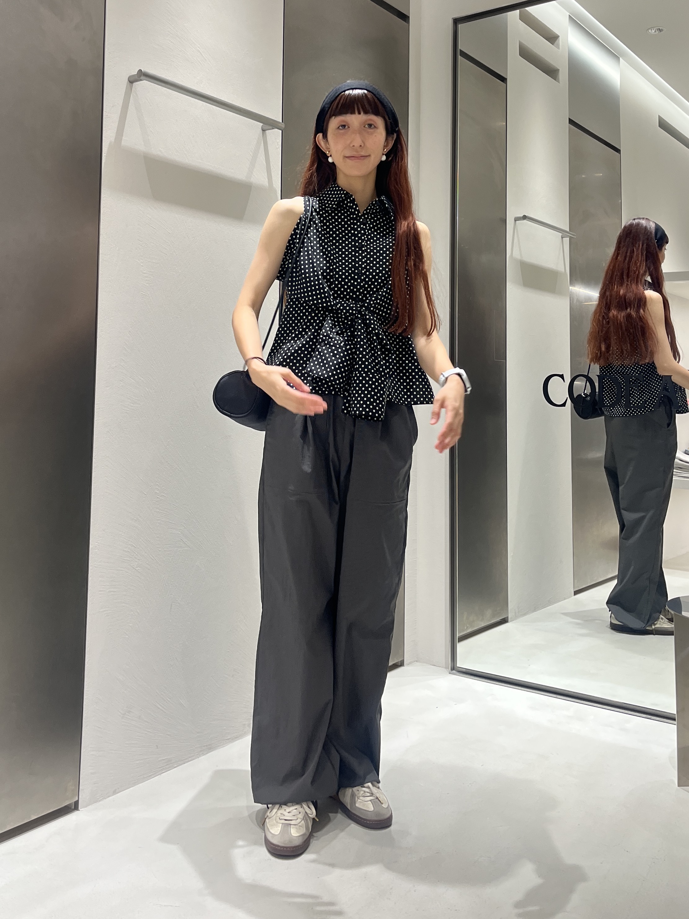 Rielさんの「CODE A｜drawcord utility pants」を使ったコーディネート