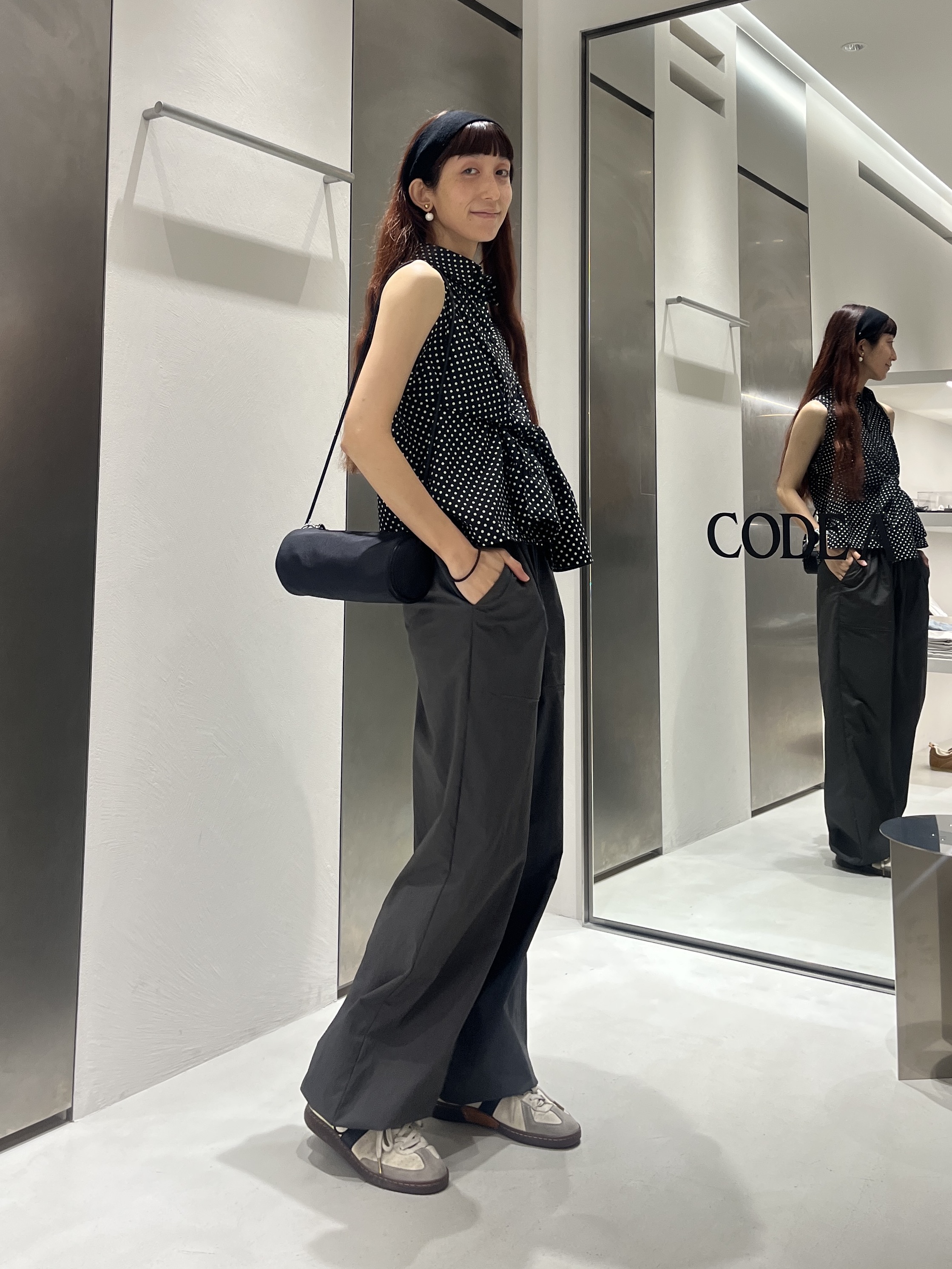 Rielさんの「CODE A｜drawcord utility pants」を使ったコーディネート