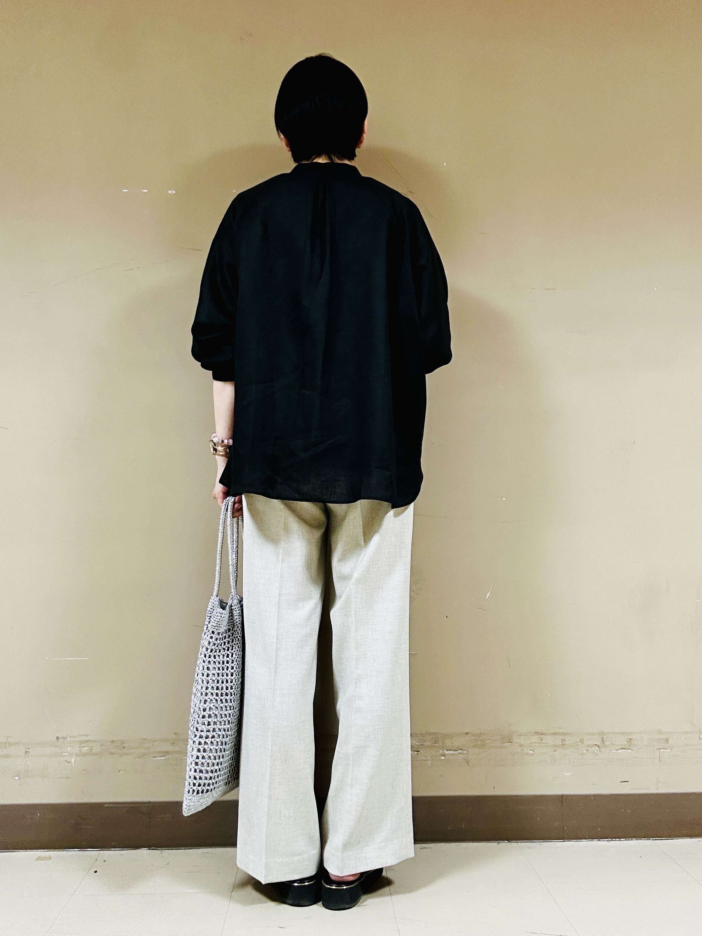 naoさんの「UNTITLED｜【麻100】リネンドルマンシャツ」を使ったコーディネート