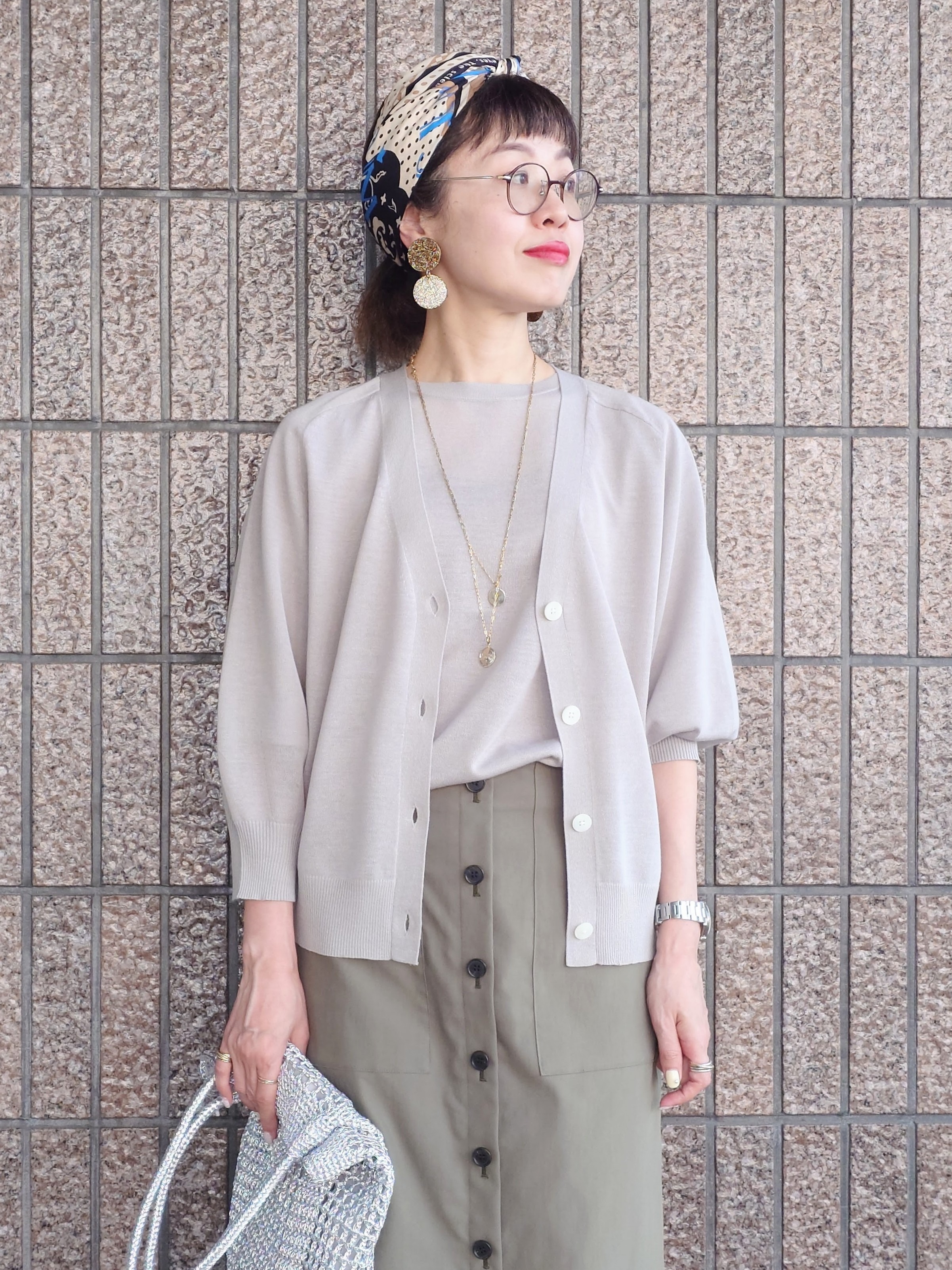 MUTSUKOさんの「UNTITLED｜【アンサンブル可/Tシャツ風/ゆったり】リラックスニットトップス」を使ったコーディネート