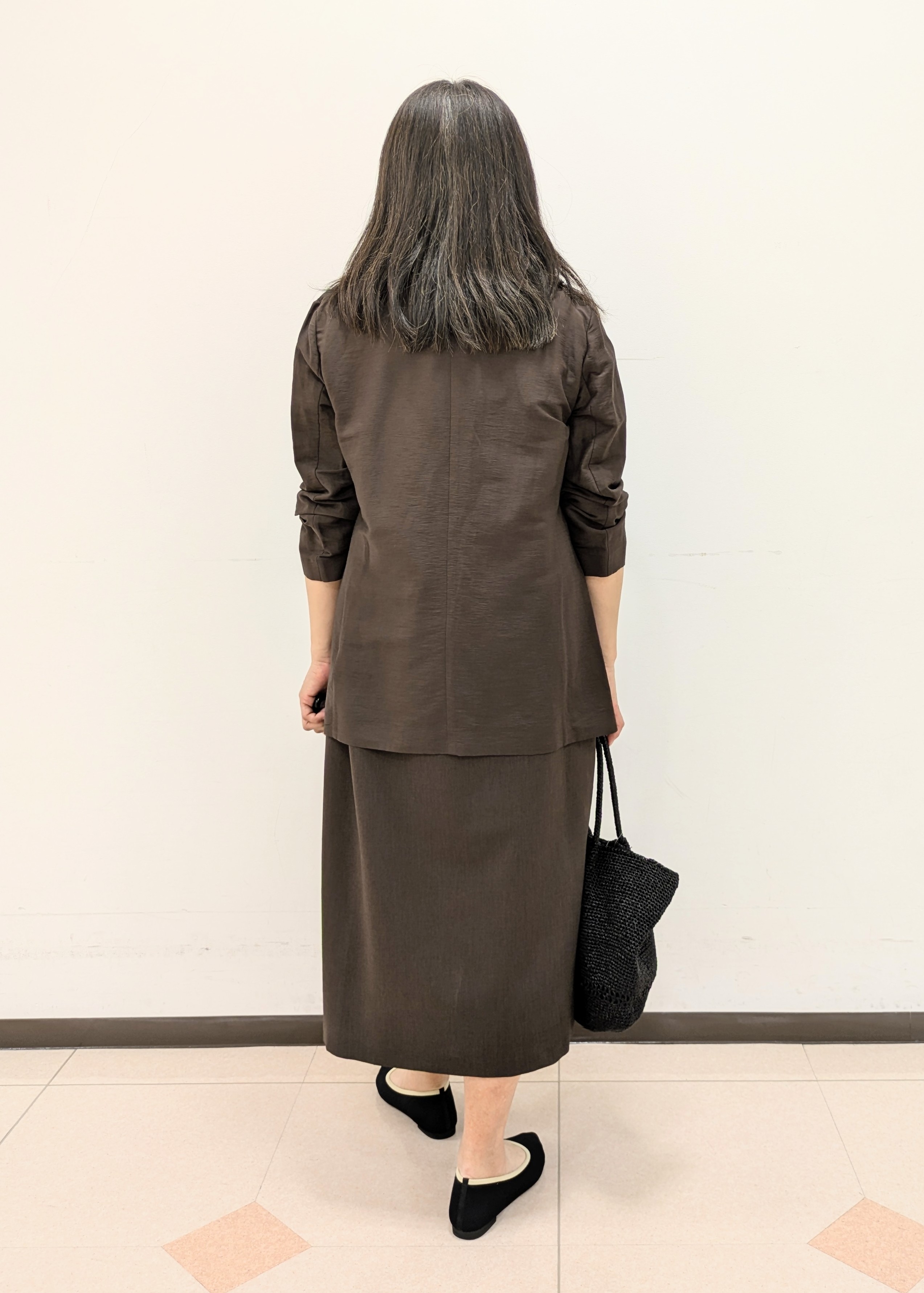 ともさんの「UNTITLED｜◆【程よいシアー感/洗える】エアリーバイオジャケット」を使ったコーディネート