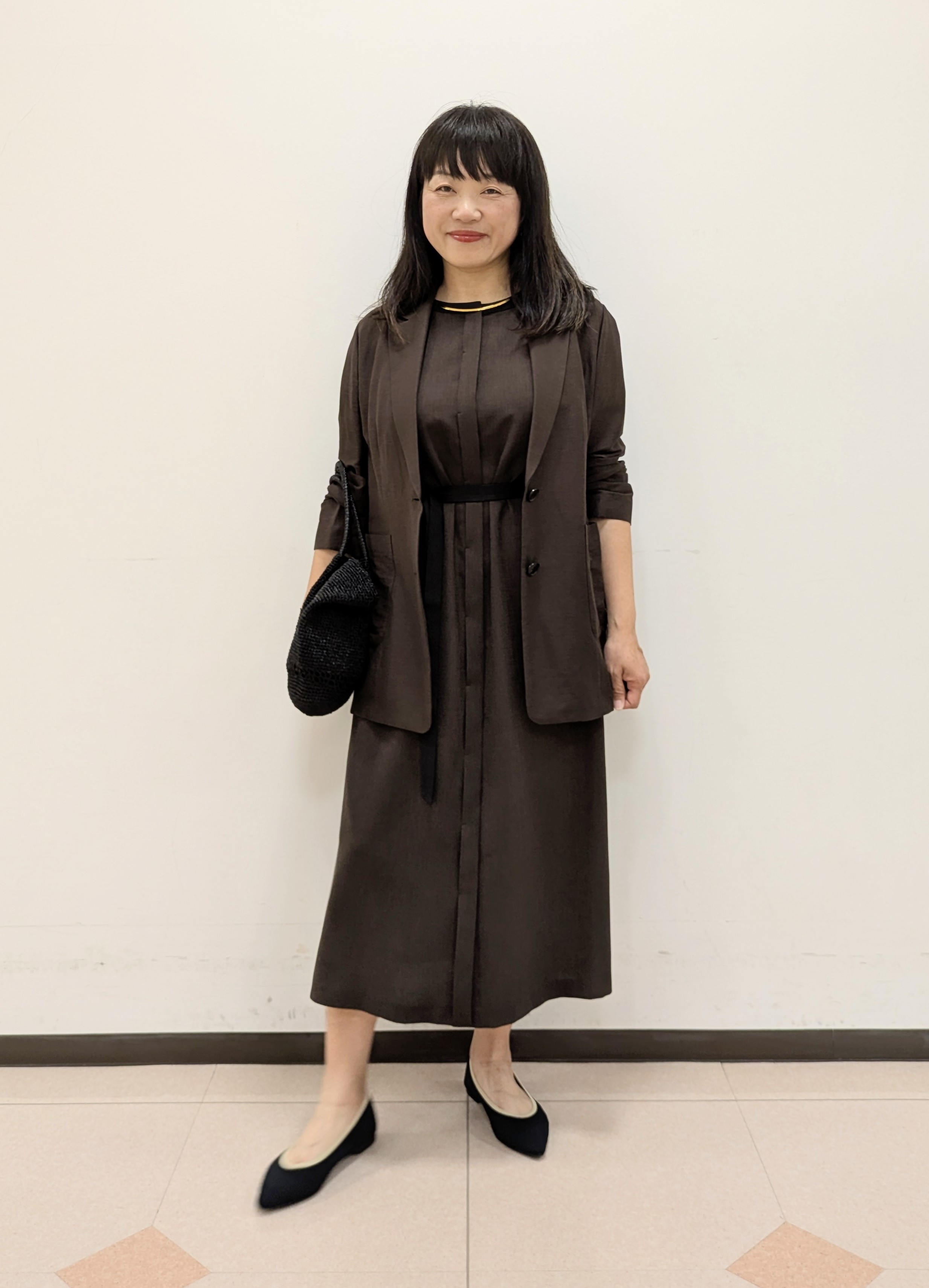 ともさんの「UNTITLED｜◆【程よいシアー感/洗える】エアリーバイオジャケット」を使ったコーディネート
