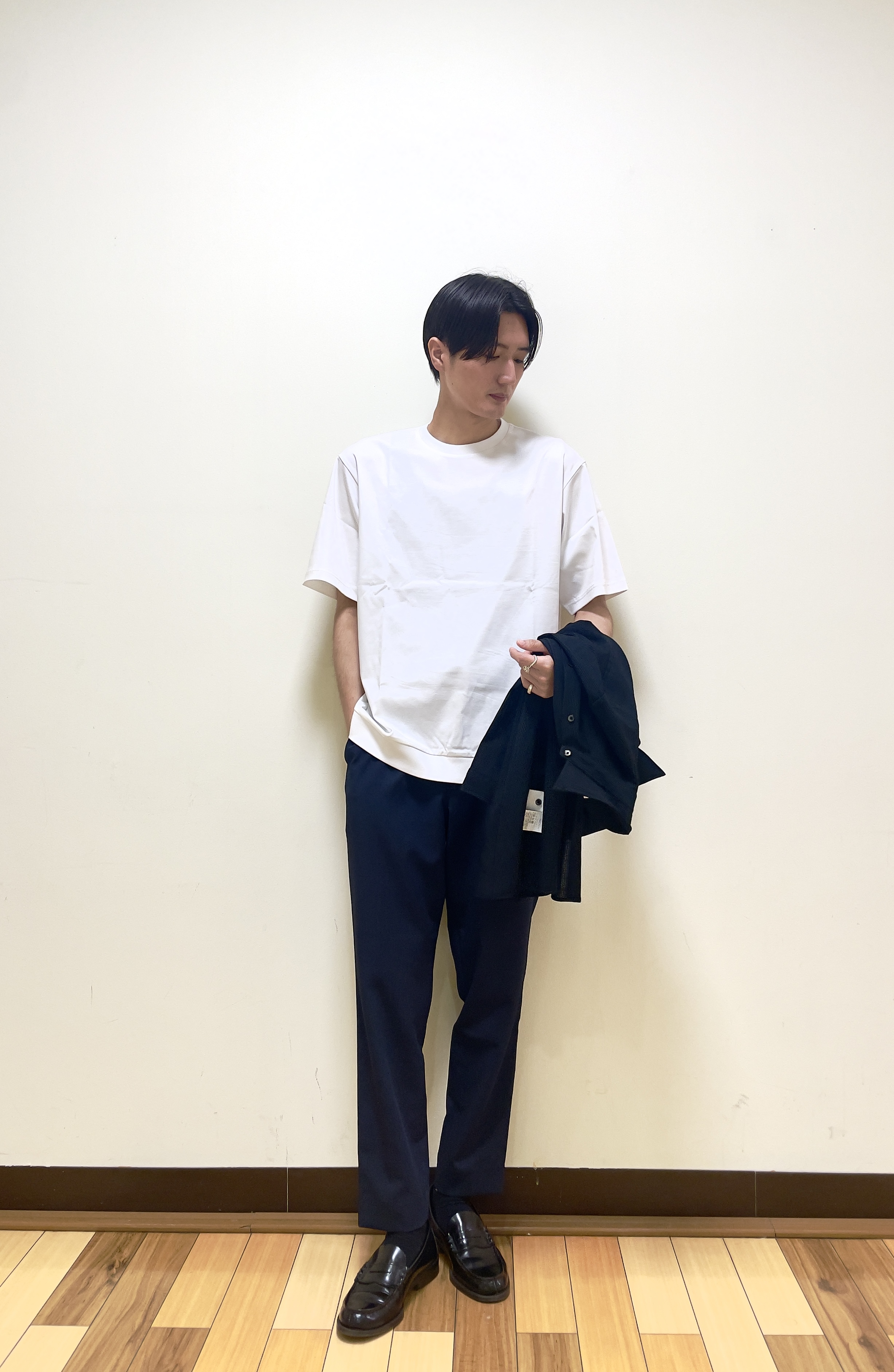Seiyaさんの「TAKEO KIKUCHI｜【通気性】トリコットサッカー 7分袖シャツ」を使ったコーディネート