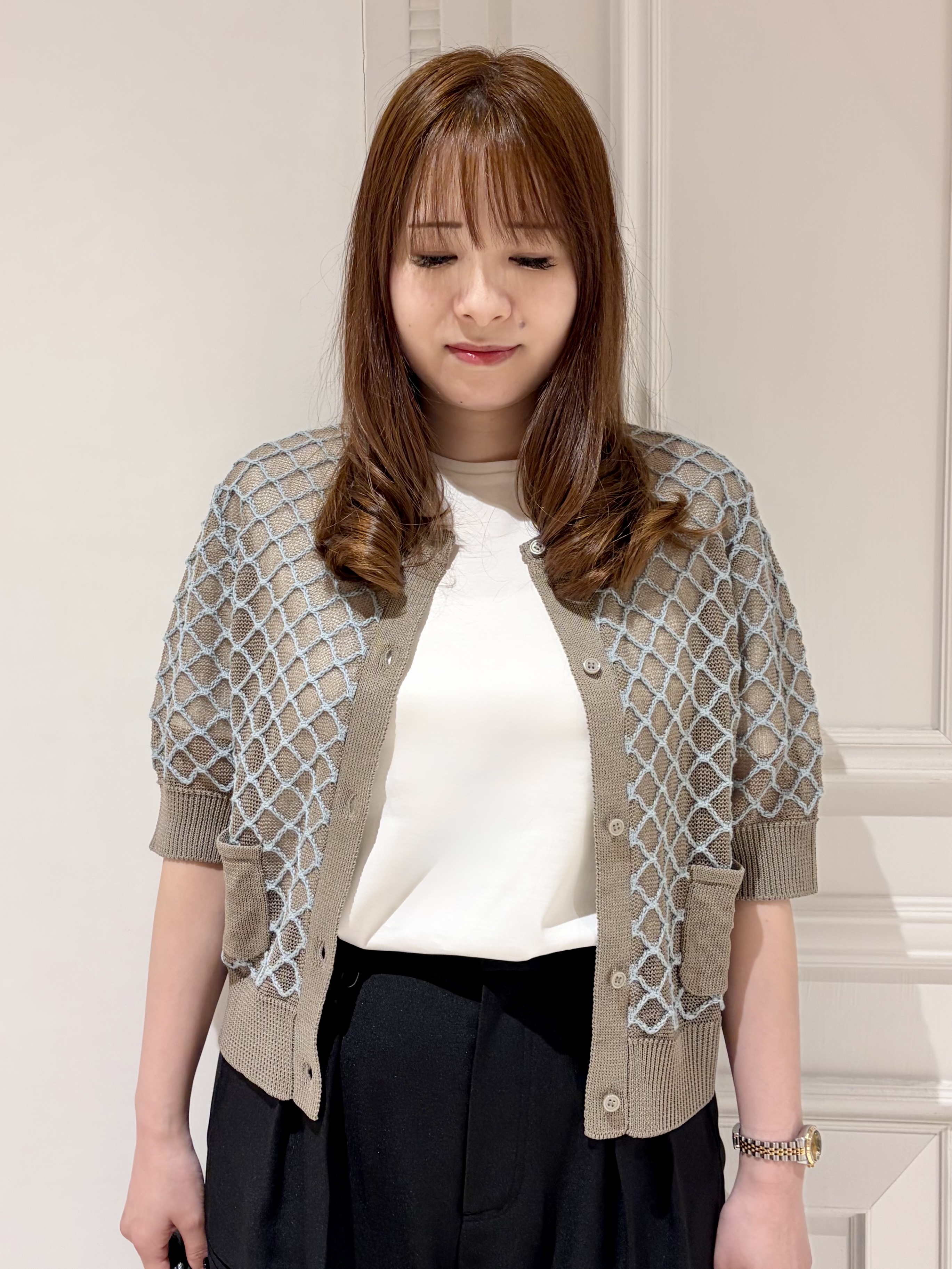 minowaさんの「DRESSTERIOR｜【接触冷感／抗菌防臭／消臭】アイスクリアコットンTシャツ」を使ったコーディネート