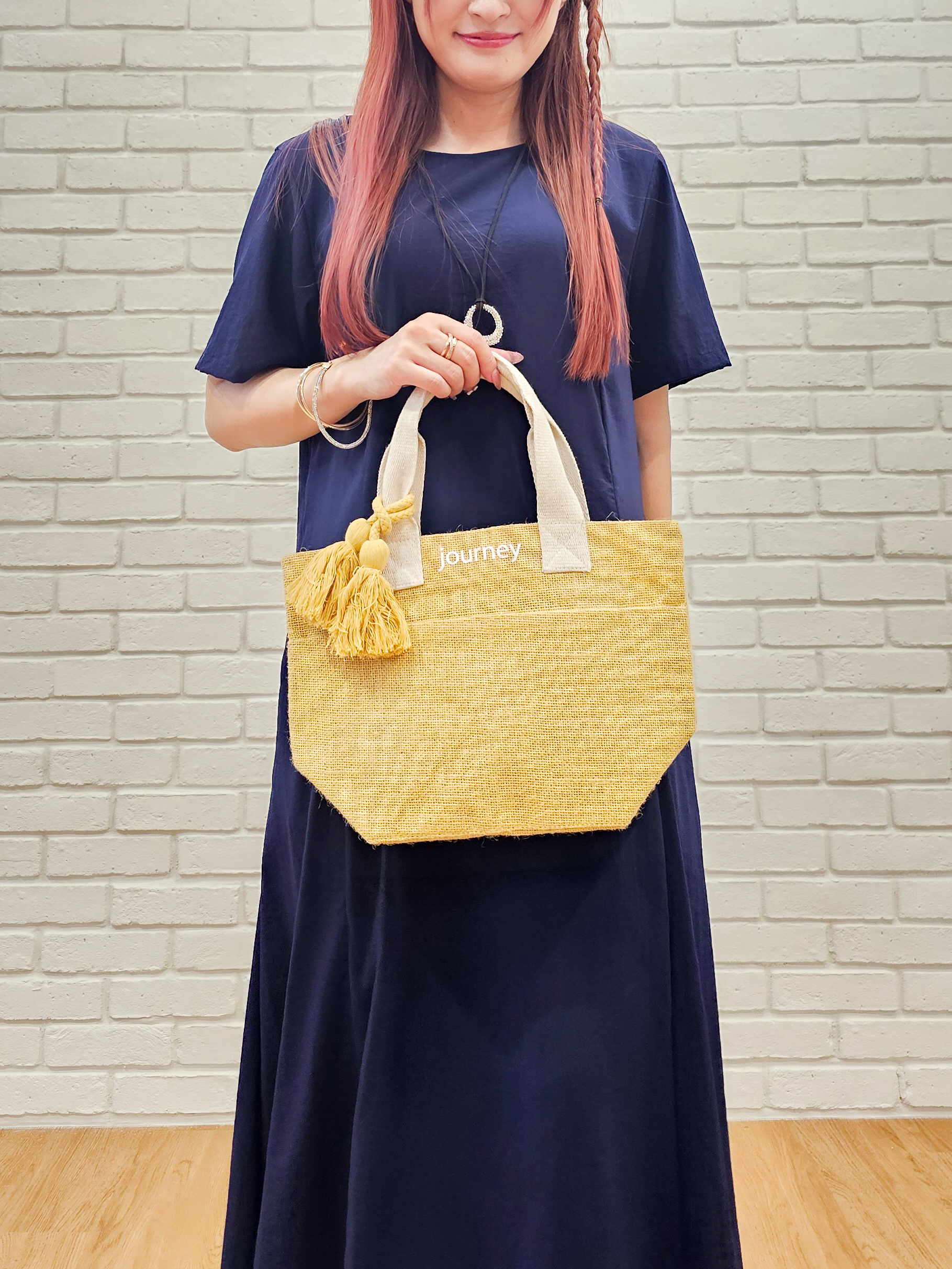 ゆゆさんの「SHOO･LA･RUE｜【S-LL/洗濯機可/セットアップ可】軽凛(かろりん) 切替ワンピース」を使ったコーディネート