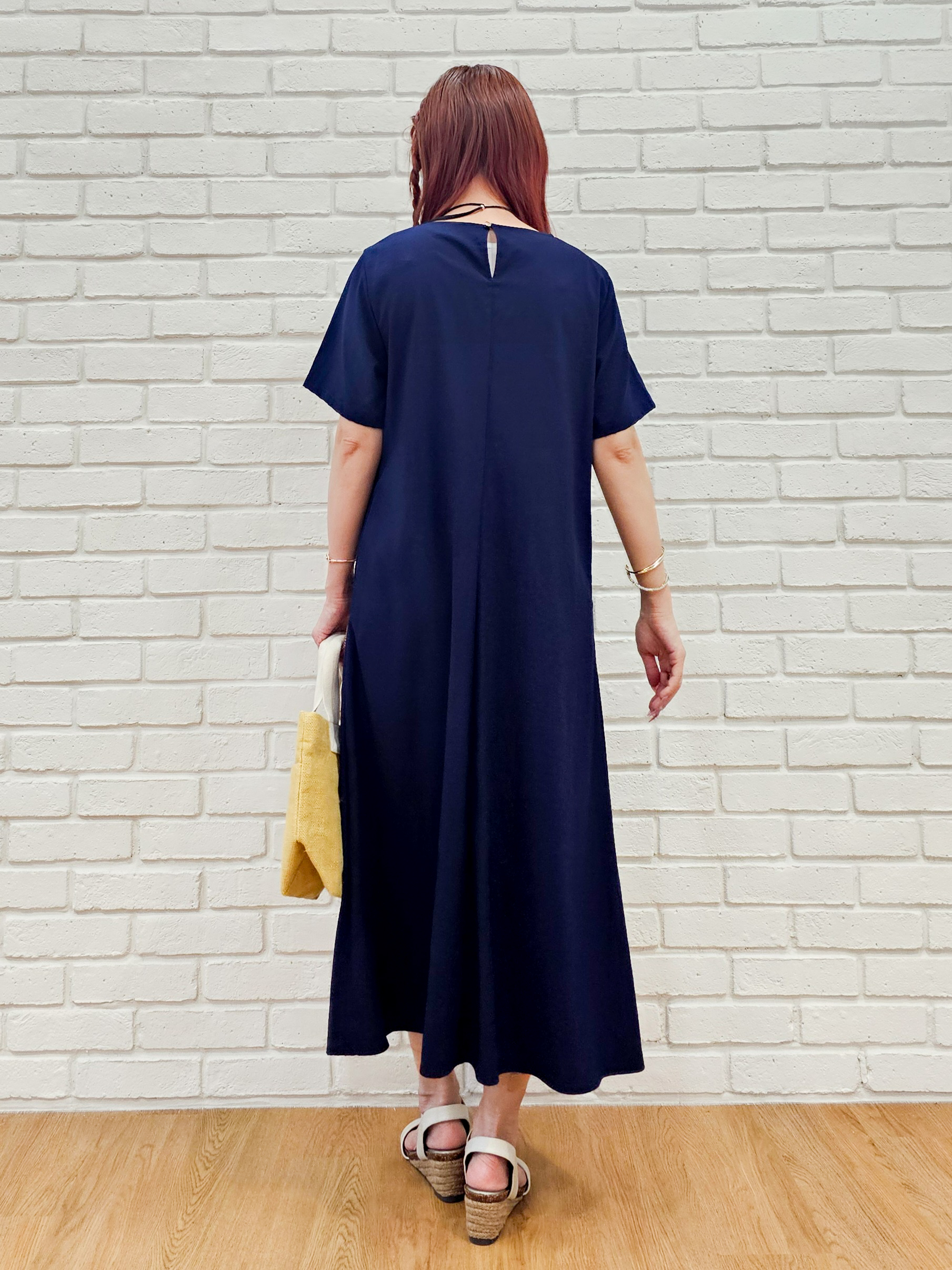 ゆゆさんの「SHOO･LA･RUE｜【S-LL/洗濯機可/セットアップ可】軽凛(かろりん) 切替ワンピース」を使ったコーディネート