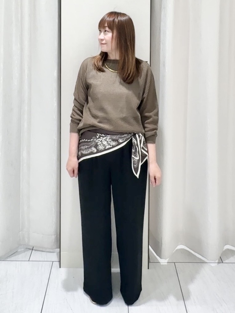 ʏᴜᴋɪᴋᴏさんの「UNTITLED｜◆シアーメッシュニット」を使ったコーディネート