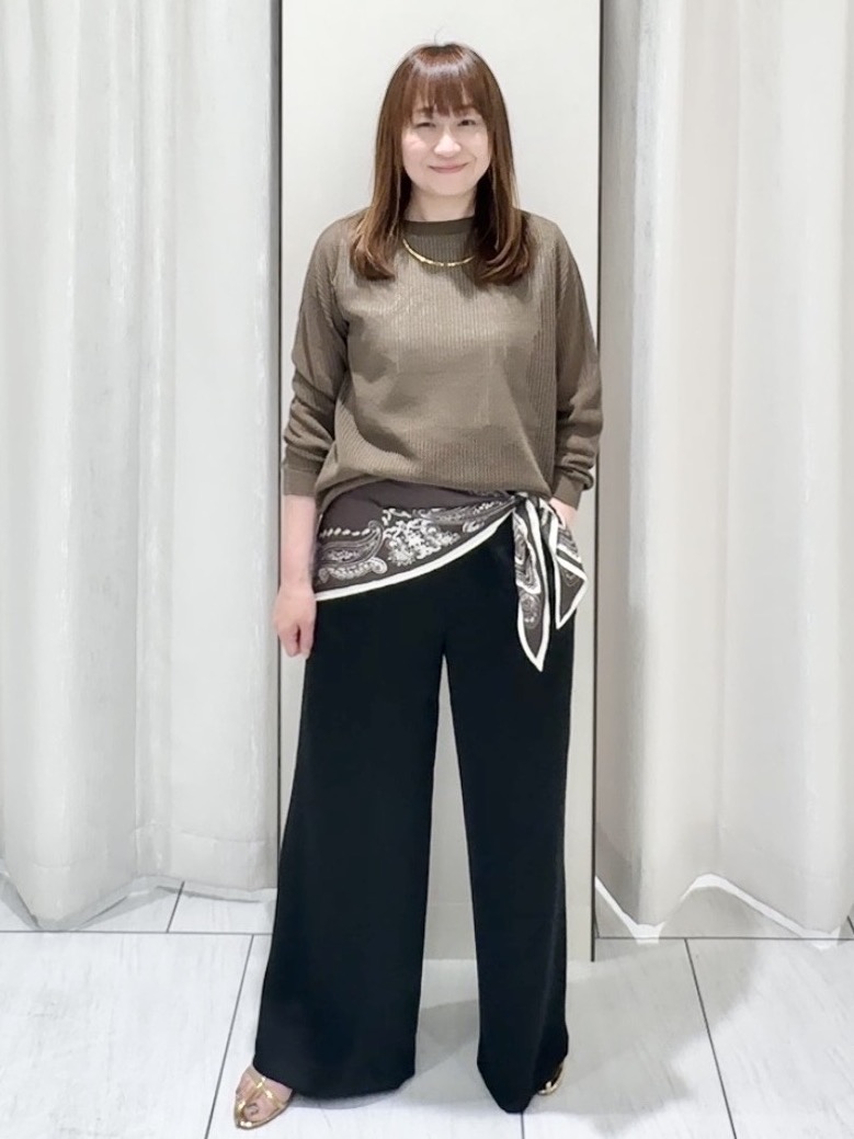 ʏᴜᴋɪᴋᴏさんの「UNTITLED｜◆シアーメッシュニット」を使ったコーディネート