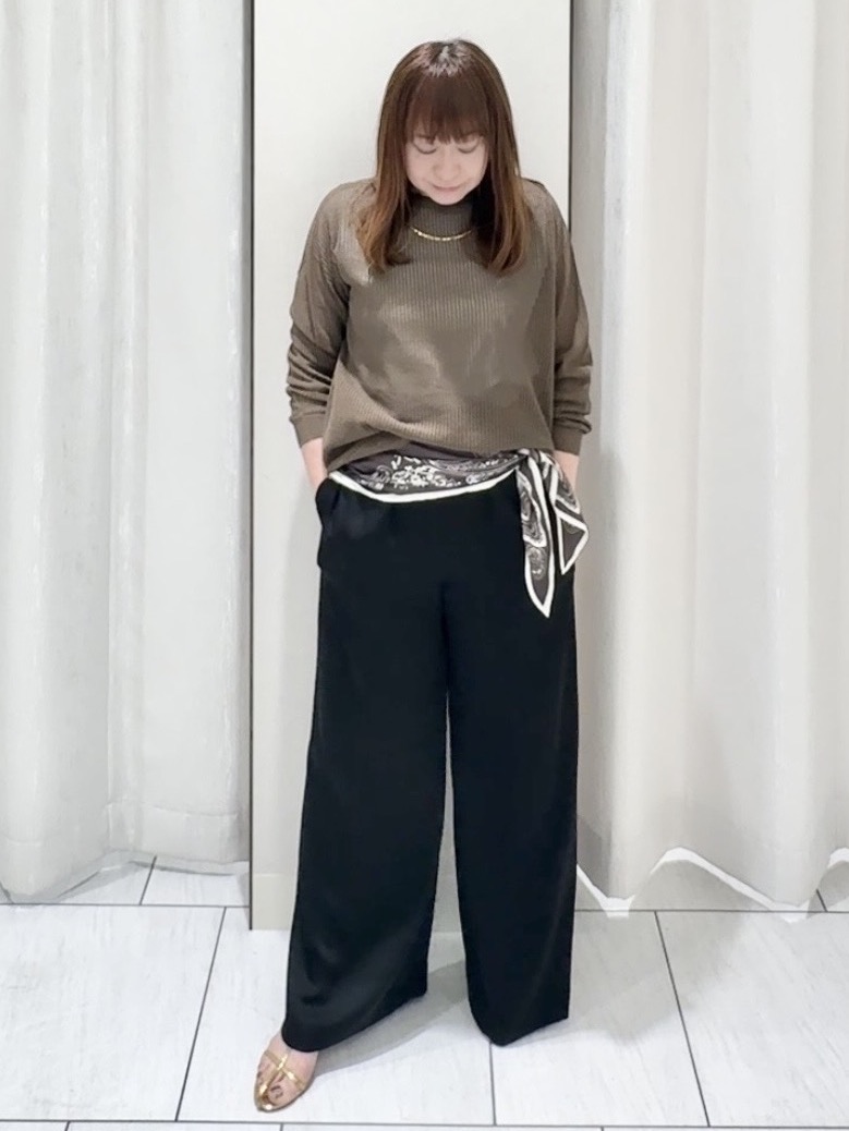 ʏᴜᴋɪᴋᴏさんの「UNTITLED｜◆シアーメッシュニット」を使ったコーディネート