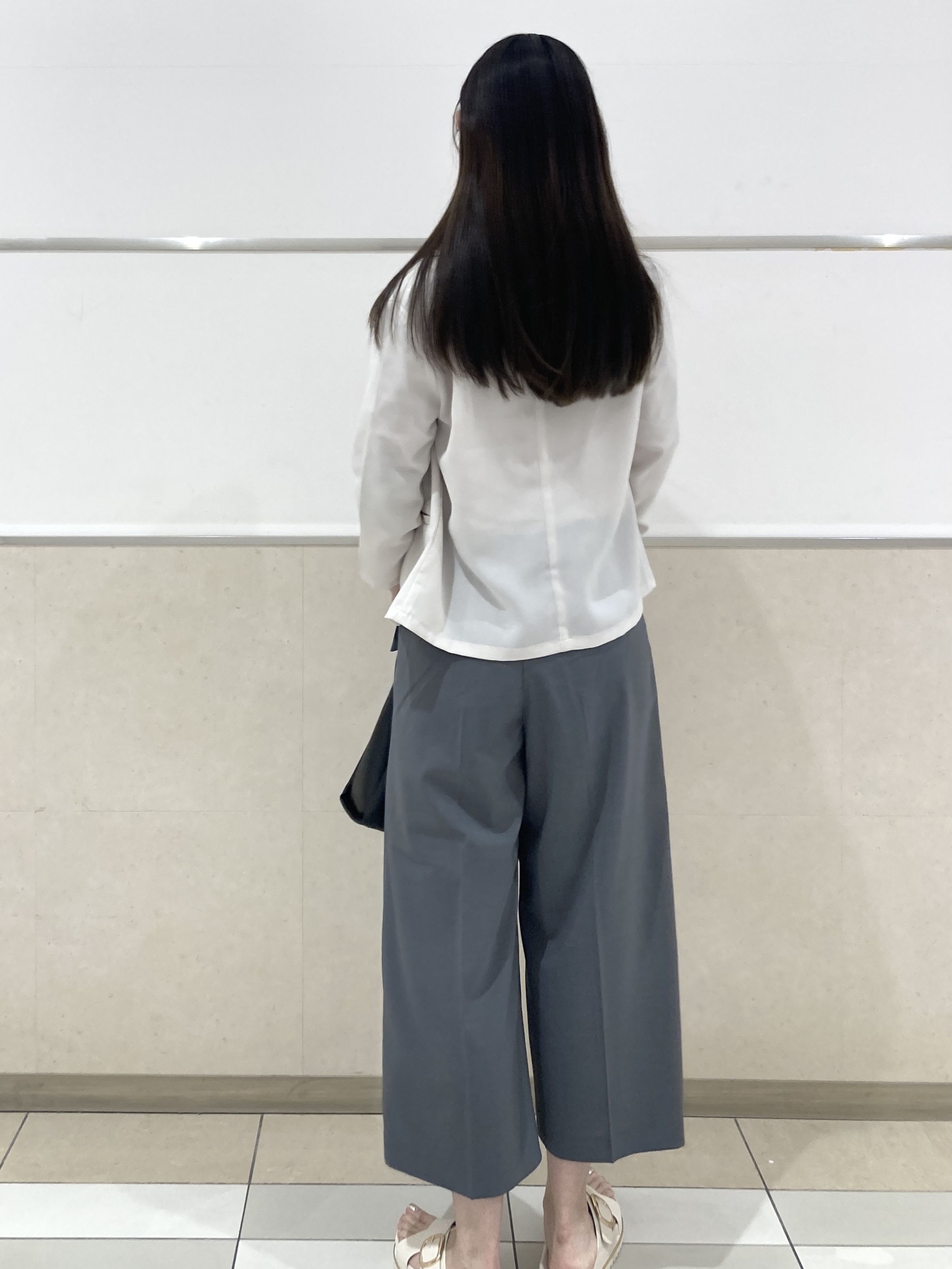 わかさんの「index｜【接触冷感／防シワ】ひんやり7分袖テーラードジャケット《洗濯機OK》」を使ったコーディネート