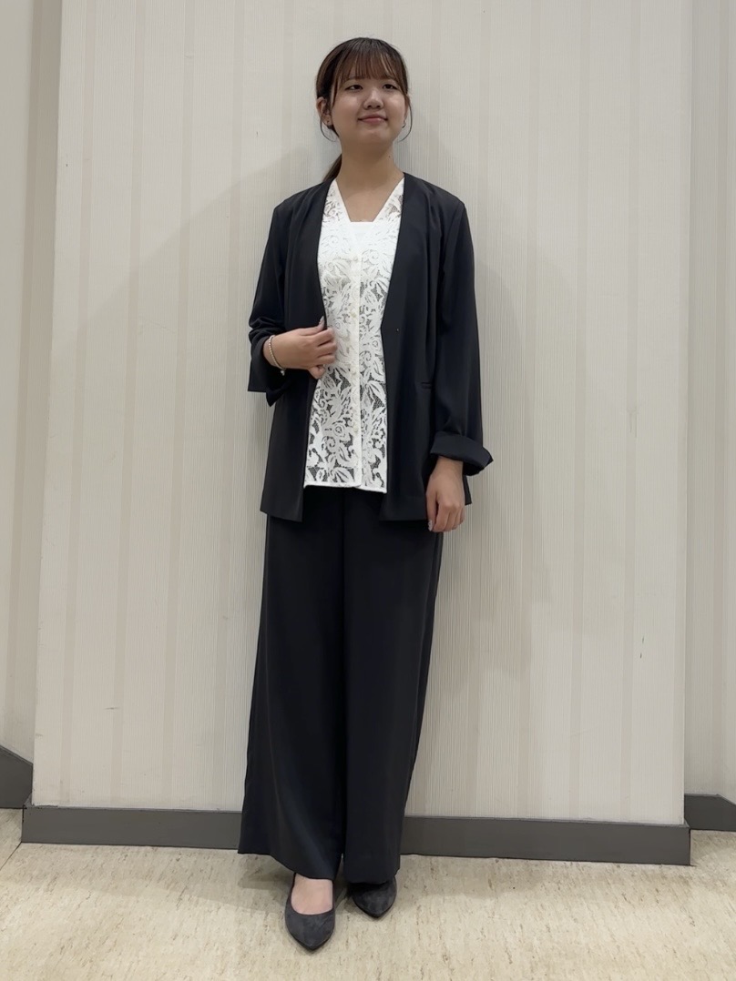 ちひさんの「INDIVI｜【接触冷感／透湿／着る日傘】イージーワイドパンツ」を使ったコーディネート
