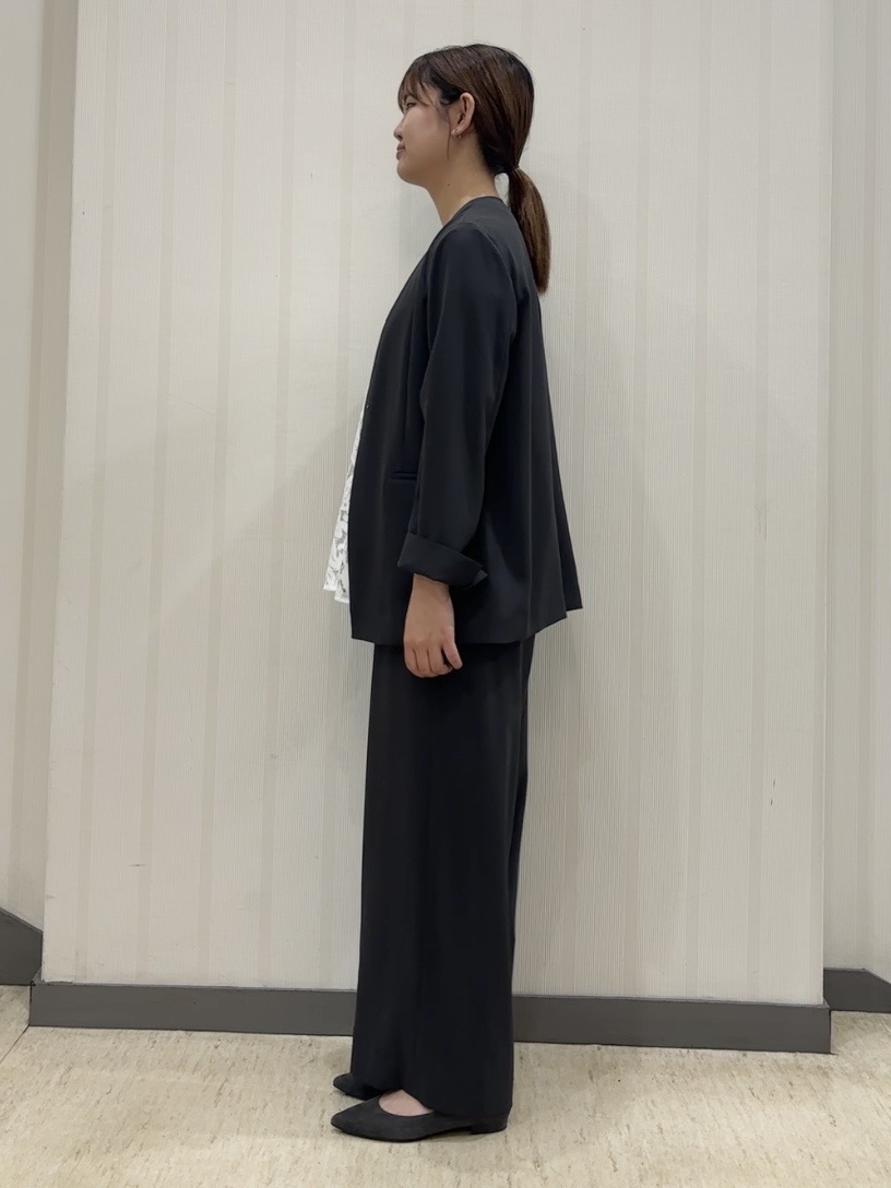 ちひさんの「INDIVI｜【接触冷感／透湿／着る日傘】イージーワイドパンツ」を使ったコーディネート