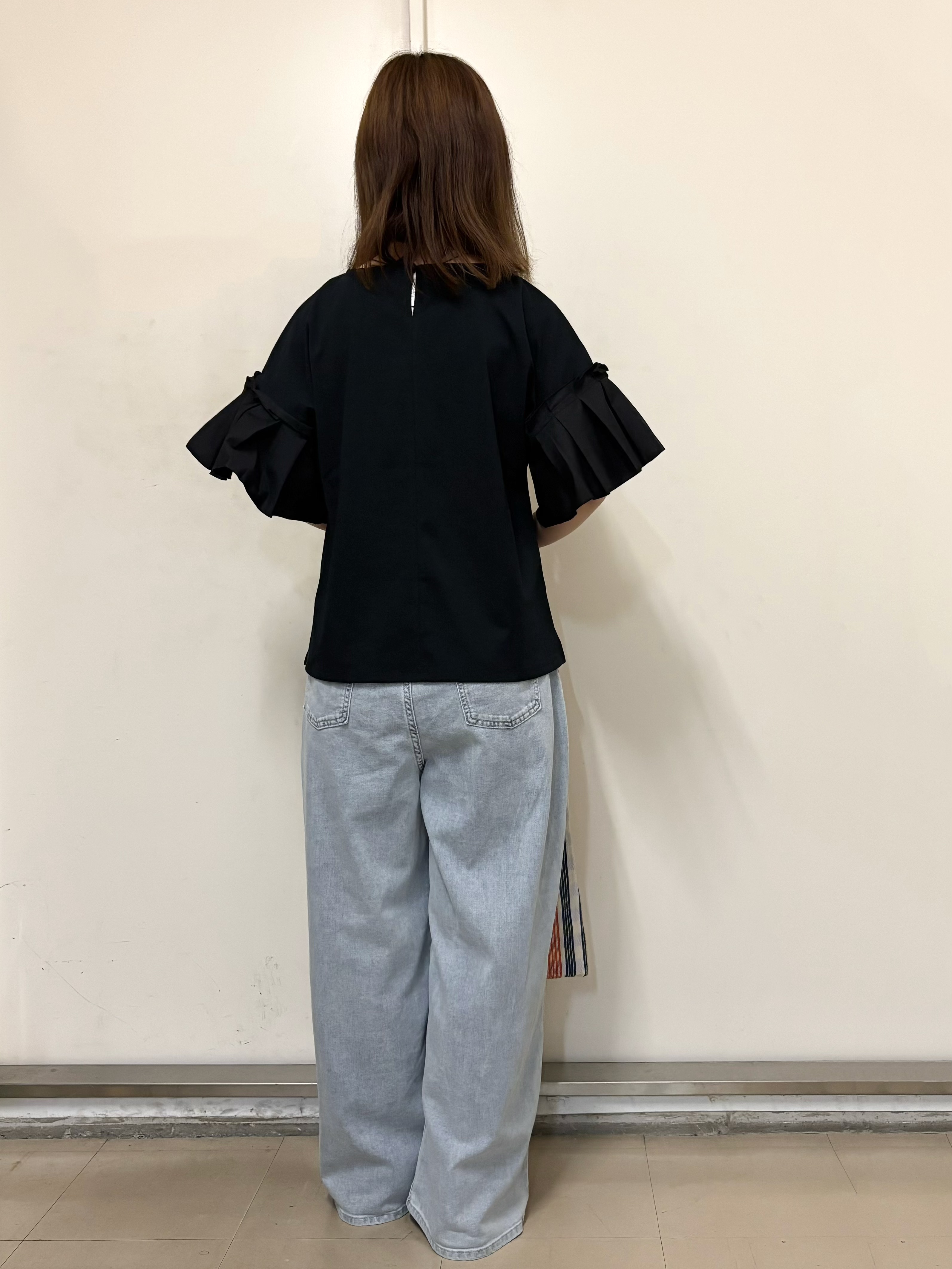やまさんの「OPAQUE.CLIP｜【接触冷感】タックスリーブカットソー《洗濯機OK》」を使ったコーディネート
