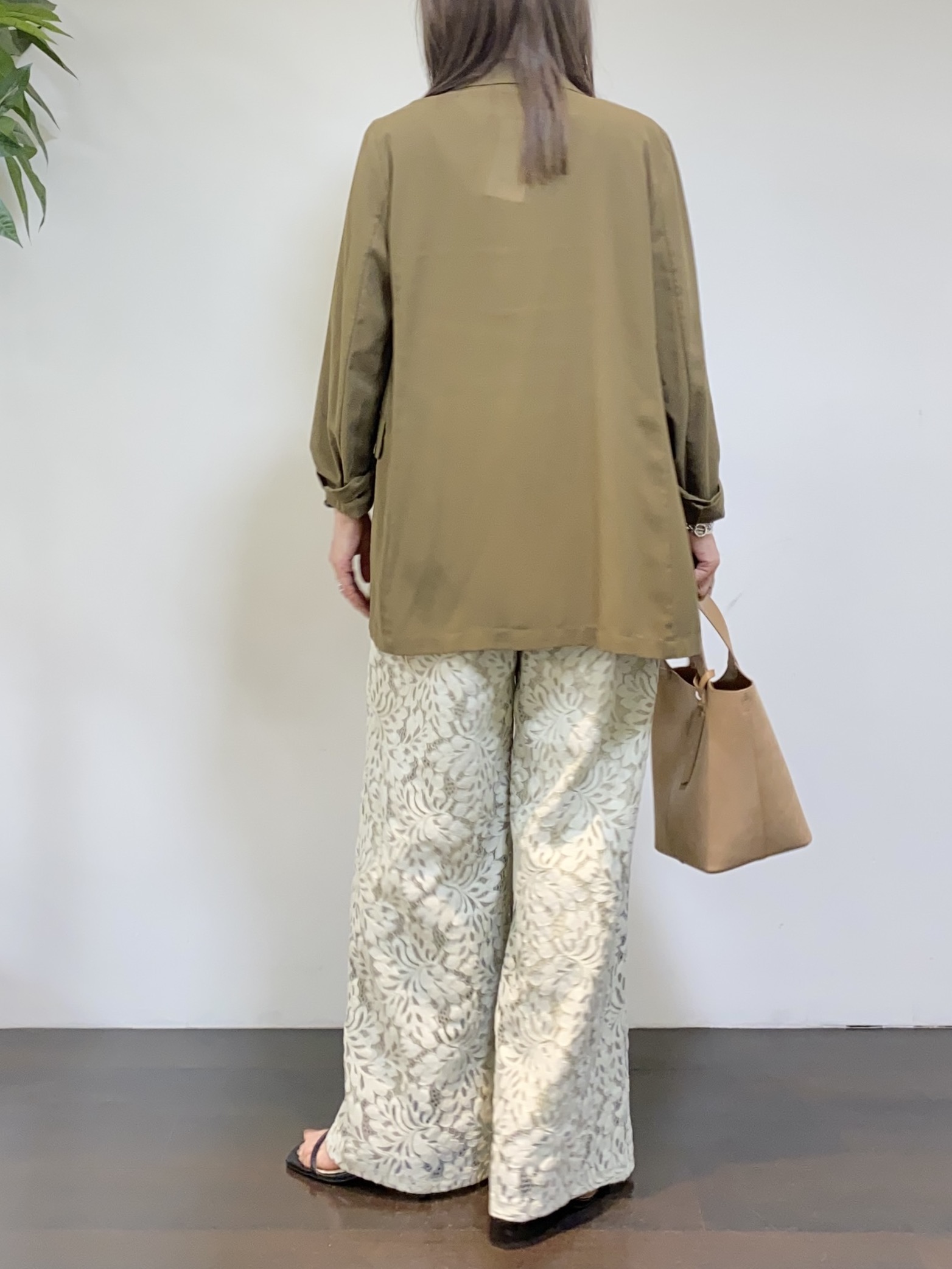 tomoさんの「UNTITLED｜◆【セットアップ可/接触冷感/通気性】ドライシアーダブルジャケット」を使ったコーディネート