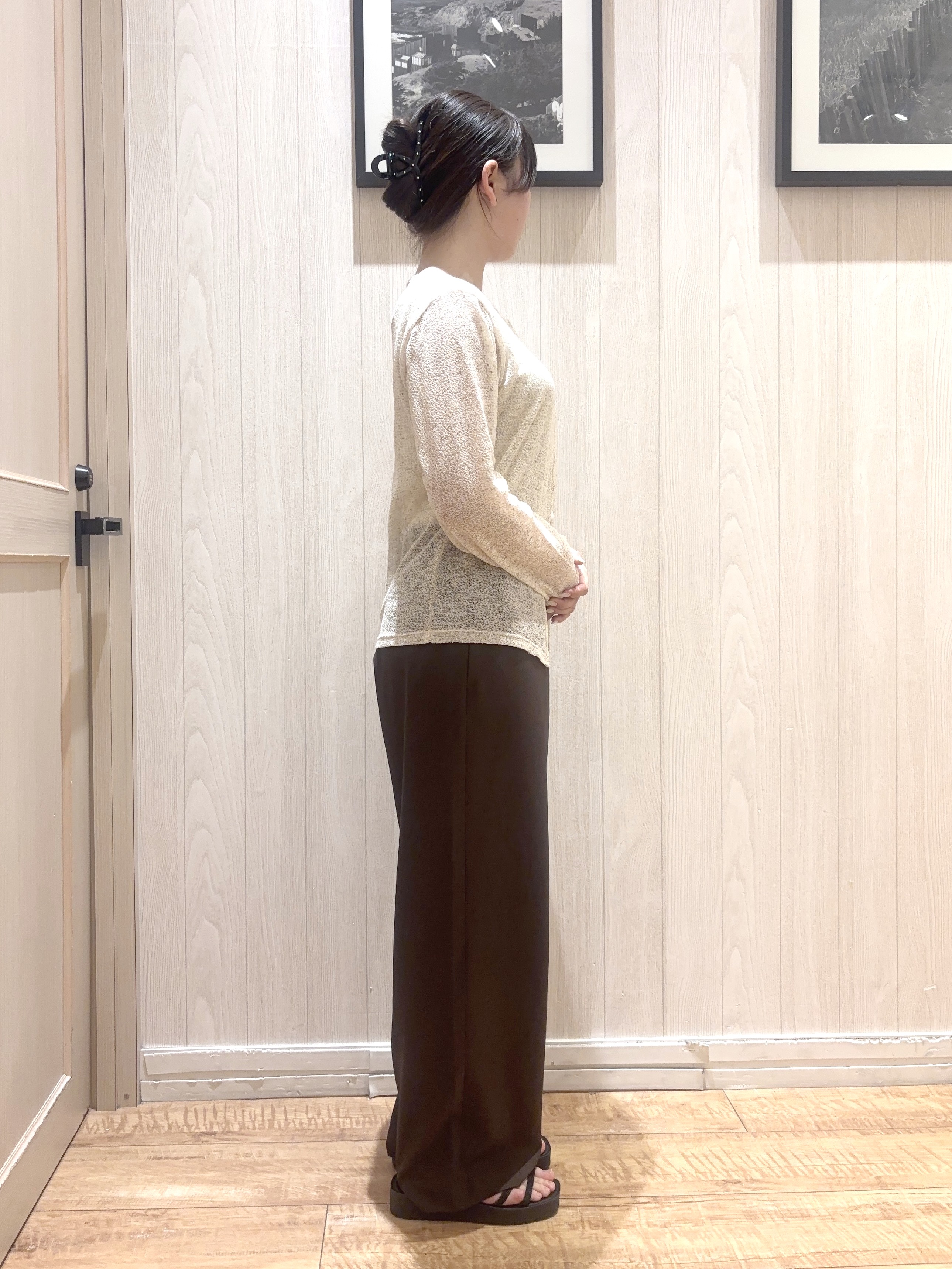 sayuriさんの「SHOO･LA･RUE｜メランジ調ニットソーシアーカーディガン」を使ったコーディネート