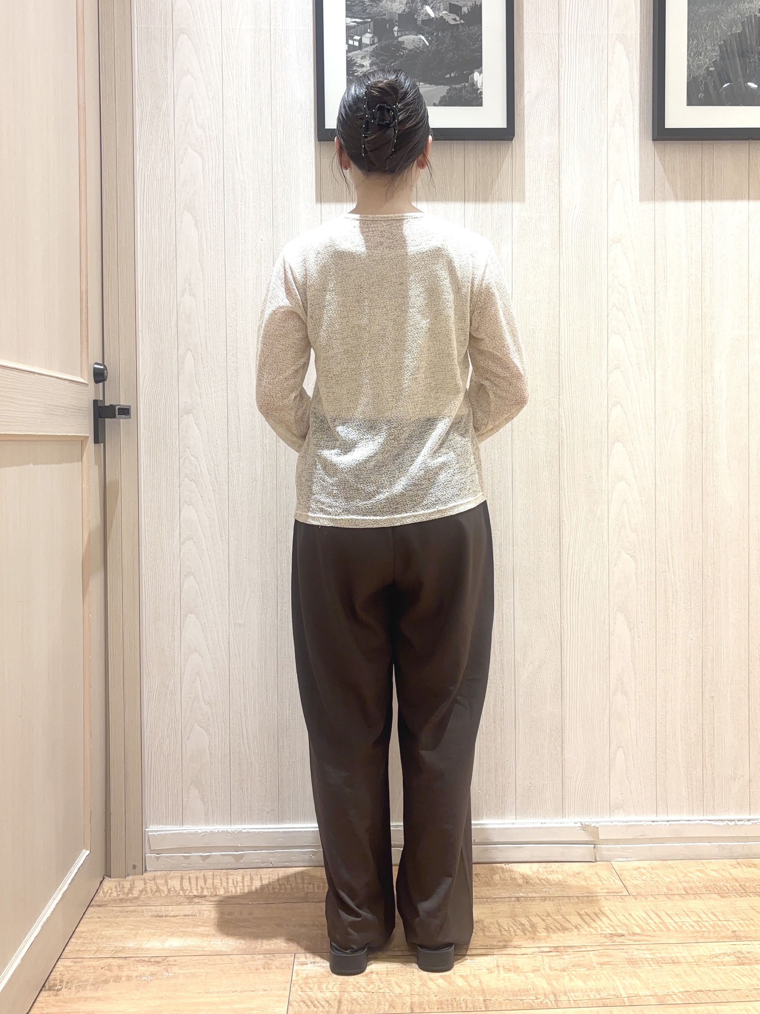 sayuriさんの「SHOO･LA･RUE｜メランジ調ニットソーシアーカーディガン」を使ったコーディネート