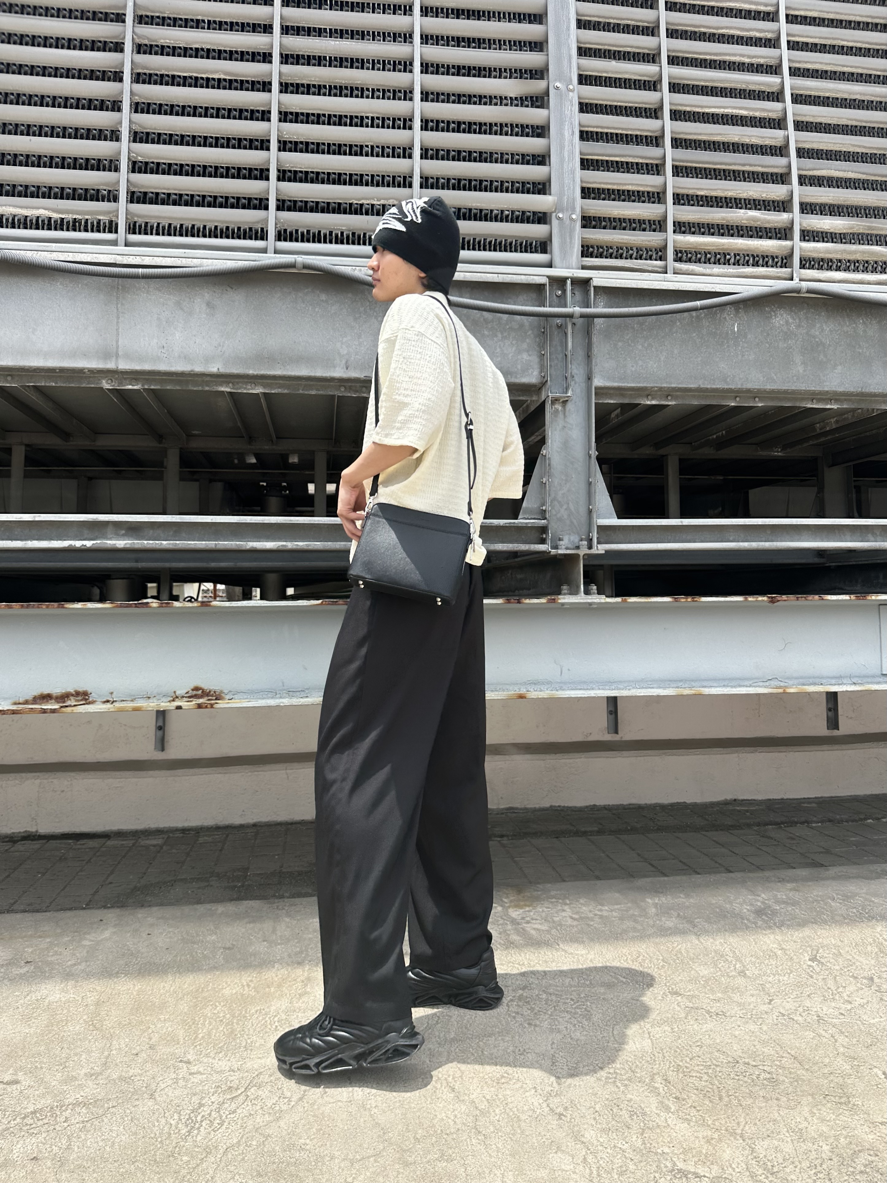 KOHEIさんの「tk.TAKEO KIKUCHI｜シュリンクジャガード開襟シャツ」を使ったコーディネート