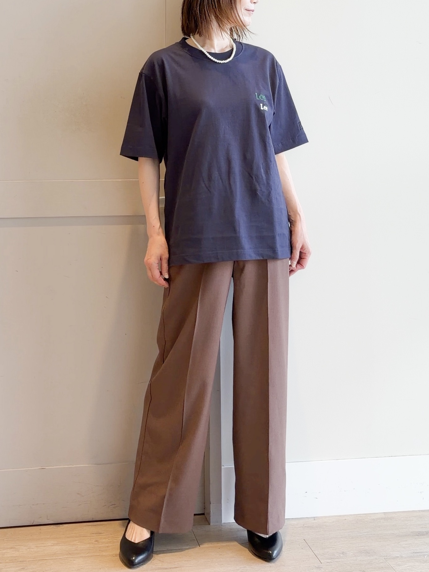 yamakoさんの「grove｜【洗濯機OK/SETUP可】シワになりにくいハーフスリーブジャケット」を使ったコーディネート