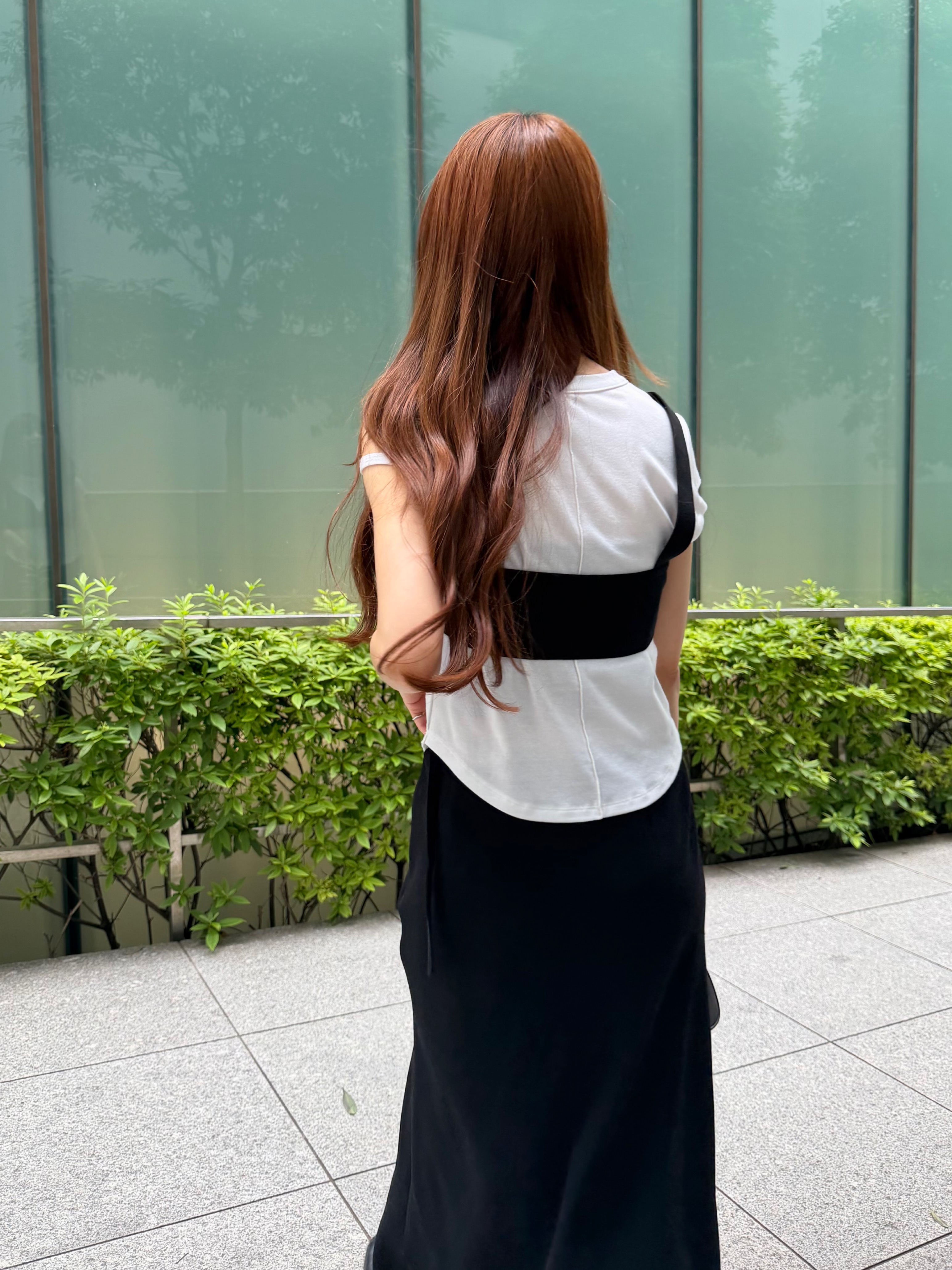 kanamiさんの「CODE A｜compact edge tee」を使ったコーディネート
