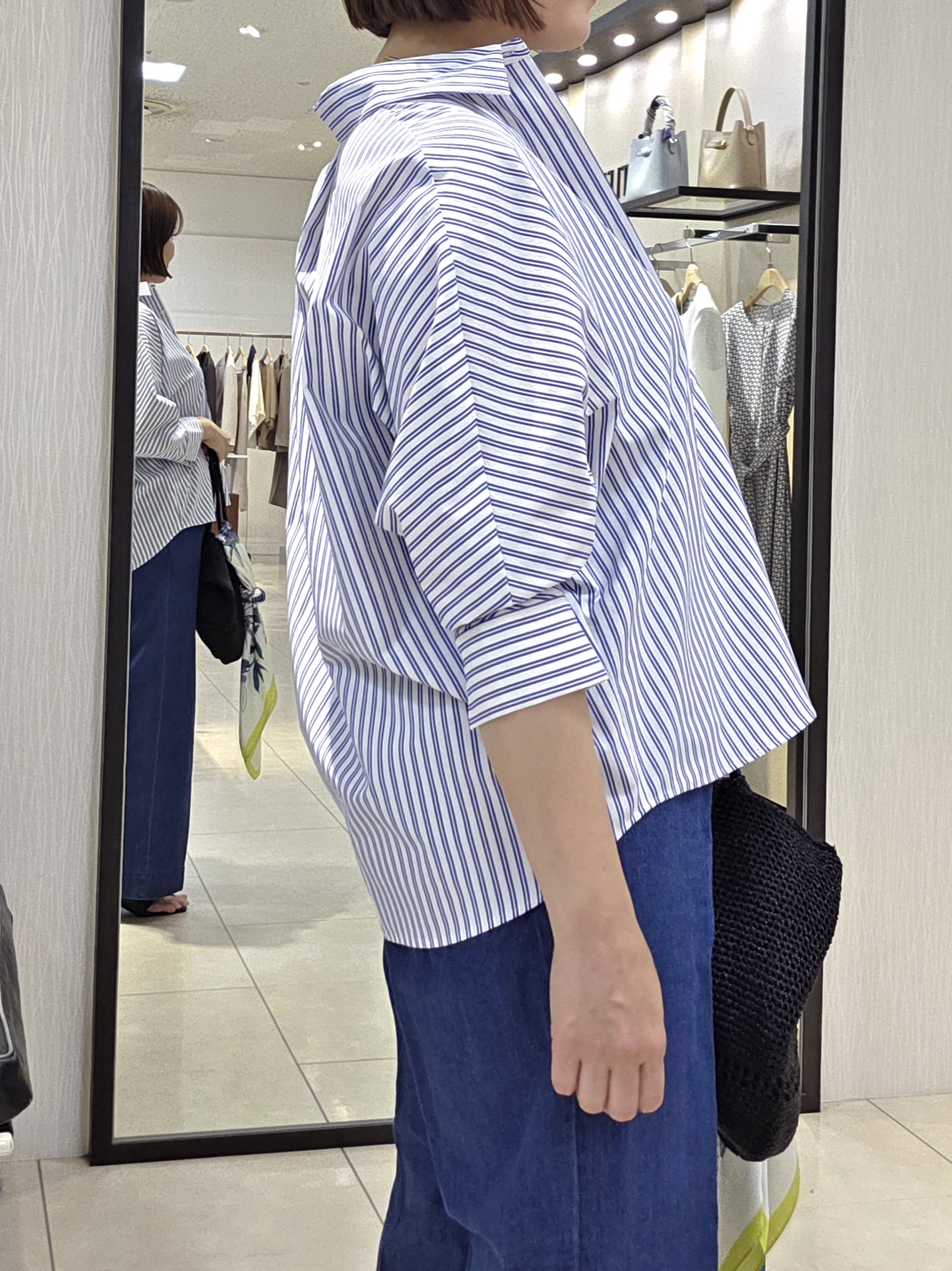 naokoさんの「UNTITLED｜【接触冷感/吸水速乾/UVカット】ドルマンスリーブシャツ」を使ったコーディネート